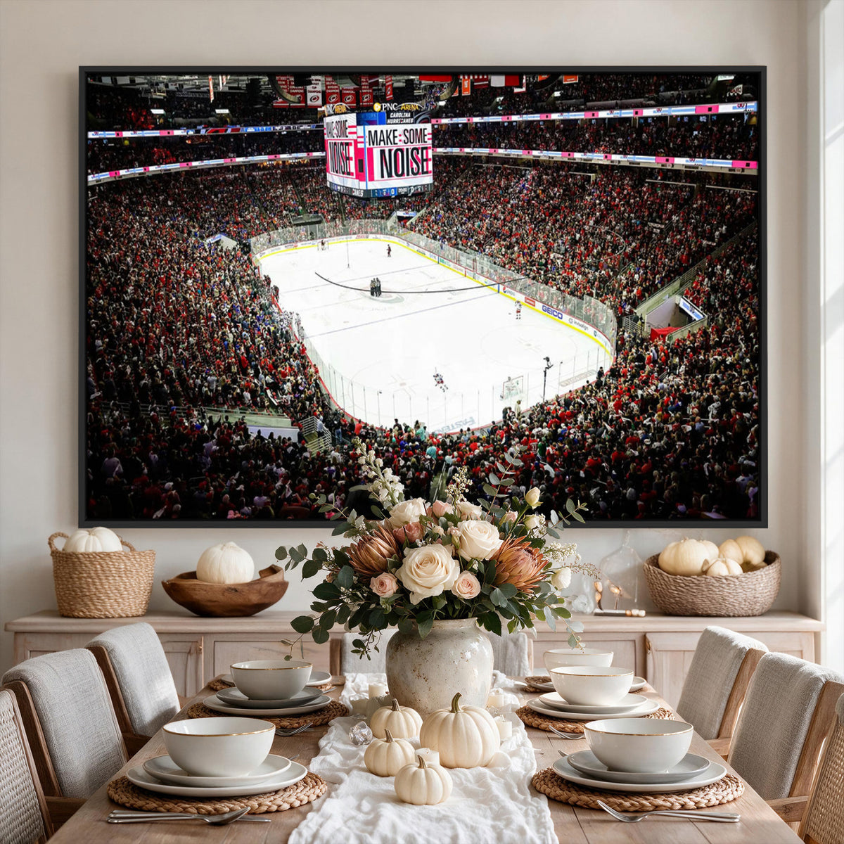 73950-MGV-CV-36X24 - PNC Arena Raleigh North Carolina Hurricanes Hockey Stadium