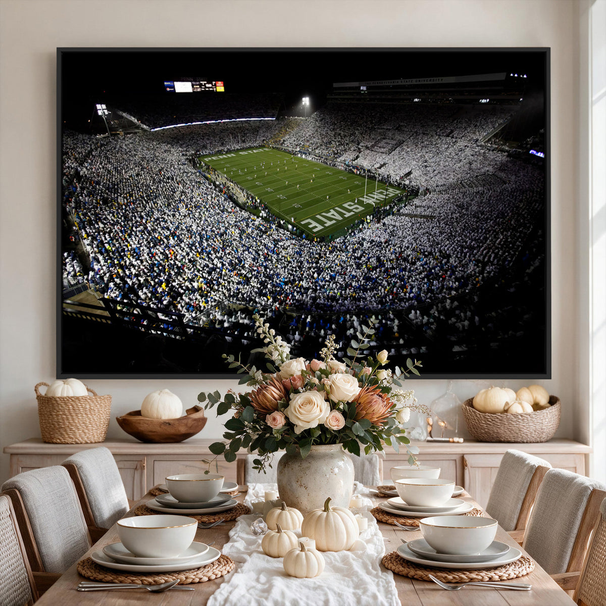 96825-MGV-CV-36X24 - Penn State Football Stadium Wall Art - Beaver Stadium Canvas Print