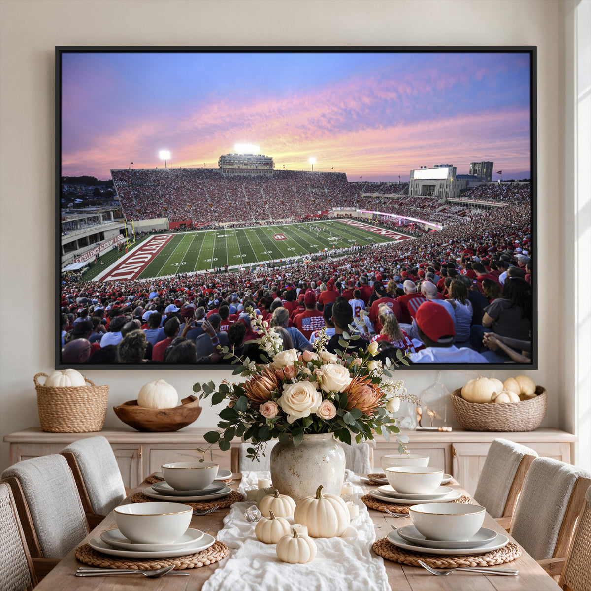 13046-MGV-CV-36X24 - Indiana University Hoosiers Football Team Print