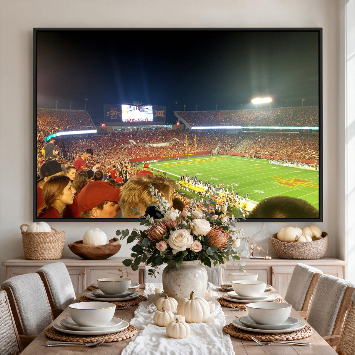 94319-MGV-CV-36X24 - Iowa State University Cyclones Art Print, Jack Trice Stadium Ames