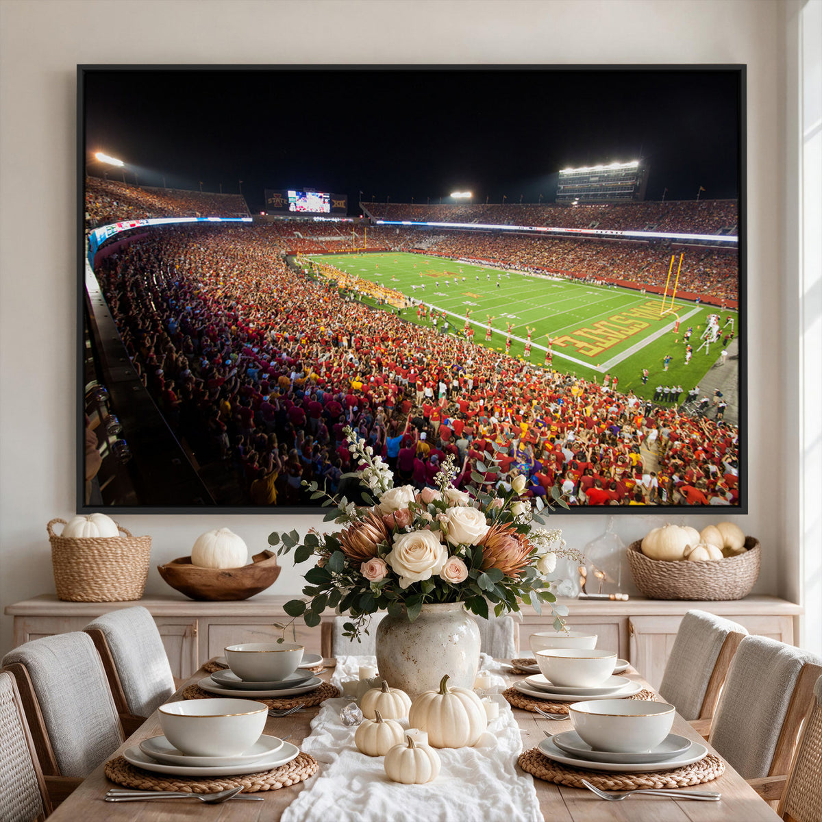 35139-MGV-CV-36X24 - Iowa State University Cyclones Canvas Print, Jack Trice Stadium
