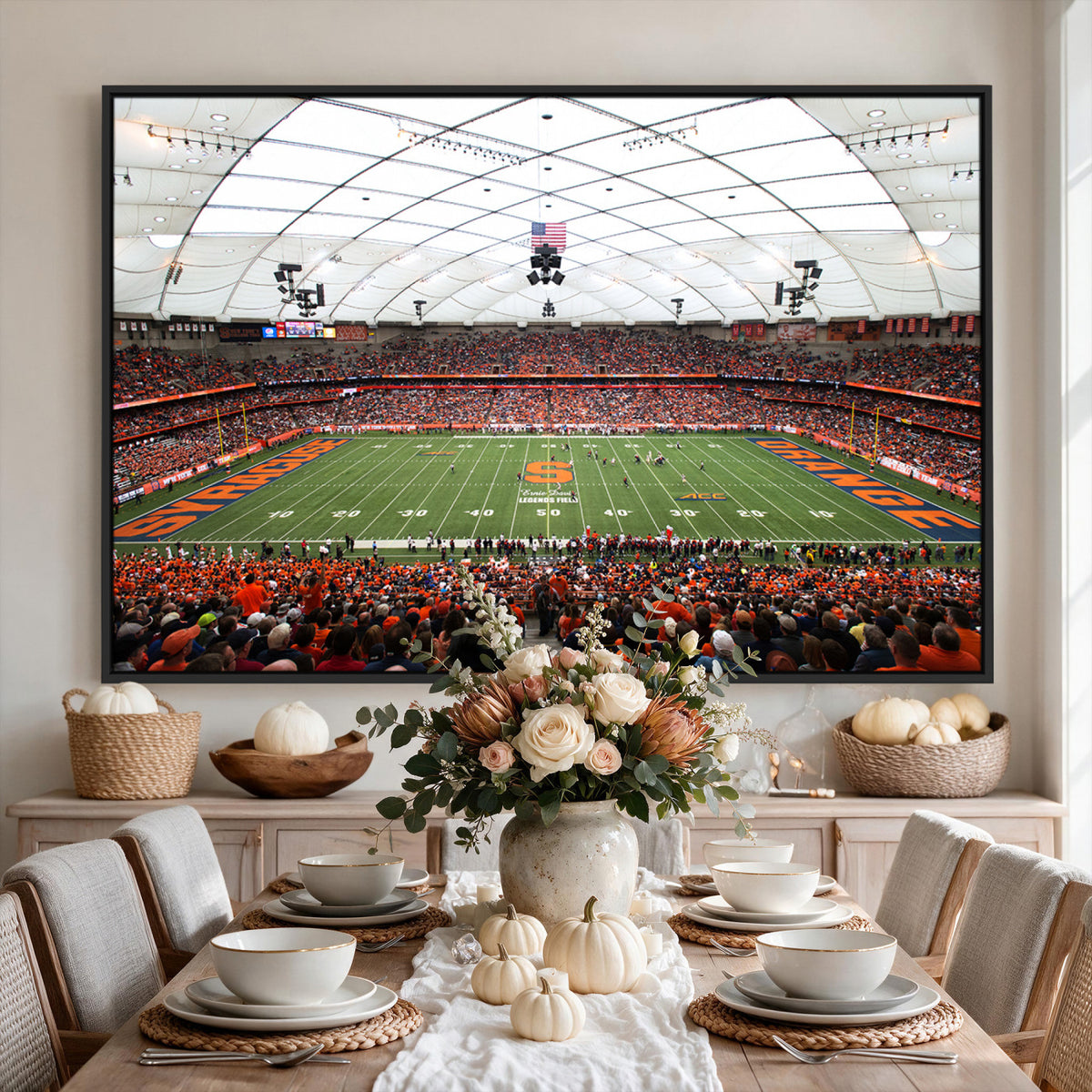 78104-MGV-CV-36X24 - Syracuse University Orange Football Team Print, Syracuse