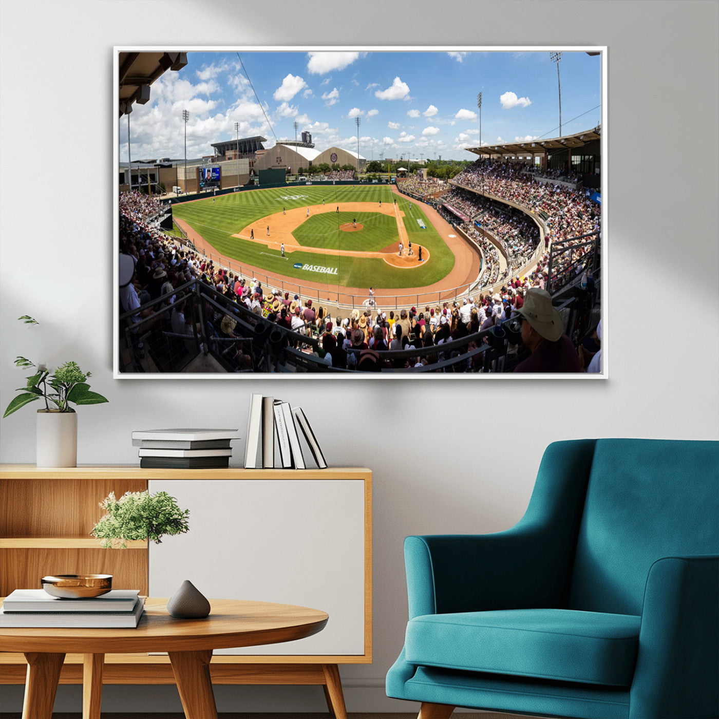 MGV-FC-36X24 - The Texas A&M University Aggies Athletics Team Print - College Station Kyle Field Wall Art Canvas