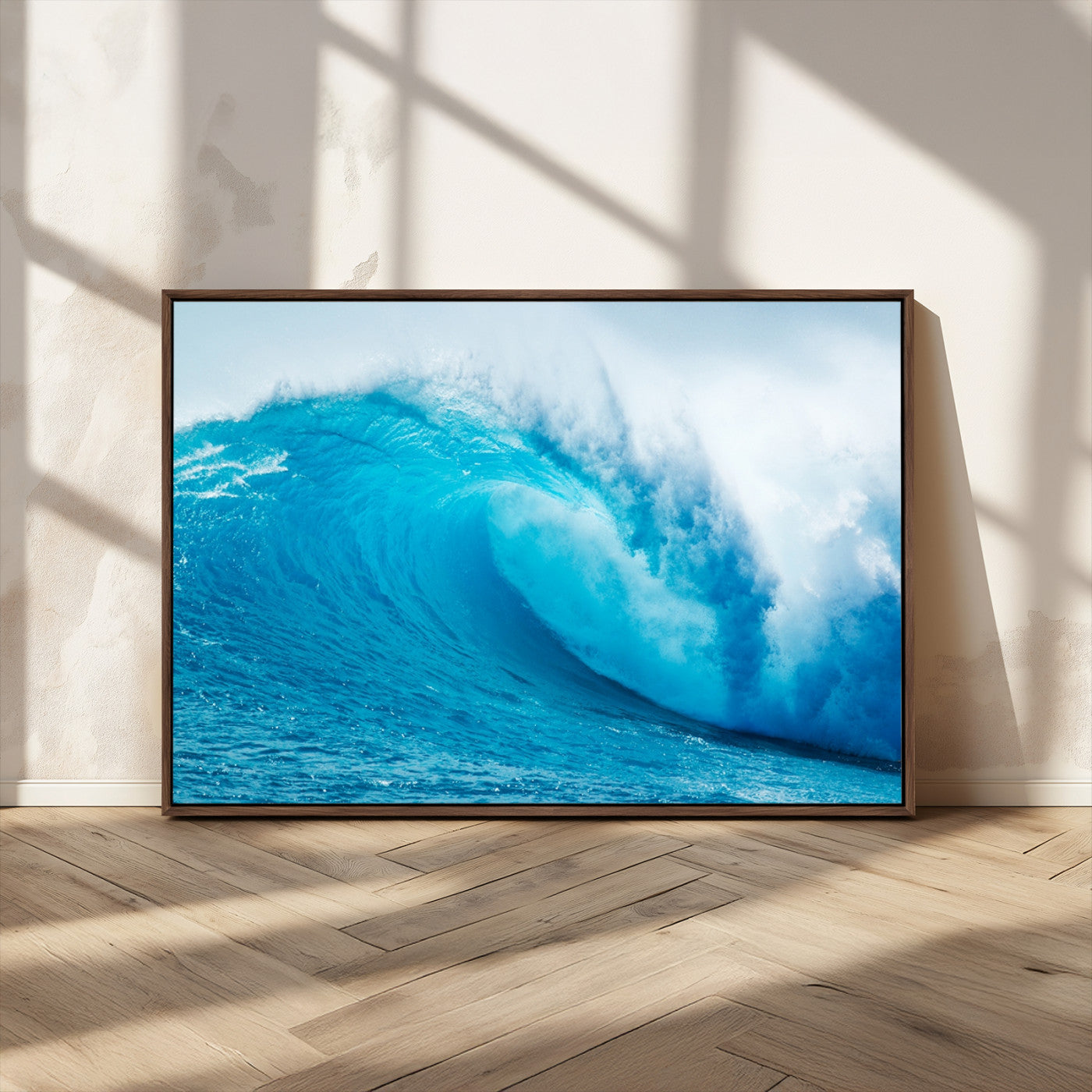 MGV-FC-36X24 - Big Ocean Surfing Wave Wall Art Canvas Print