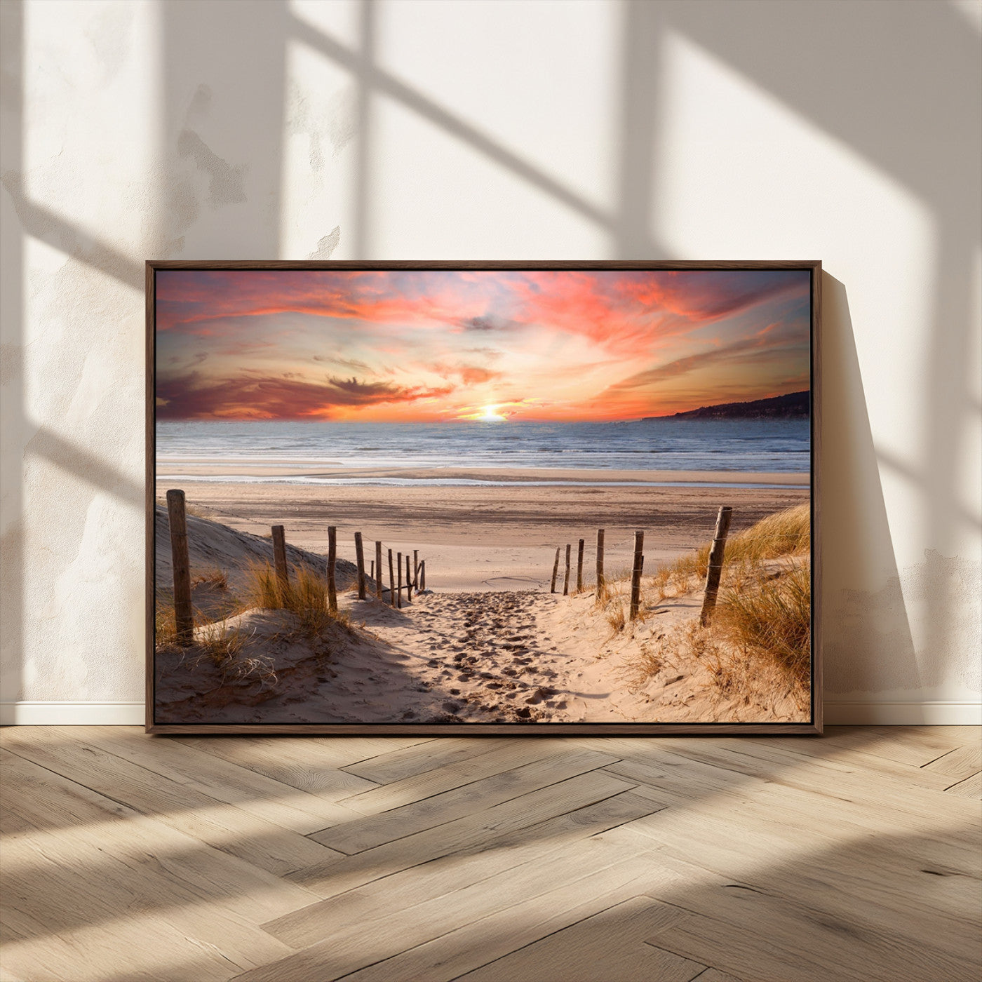 MGV-FC-36X24 - Sunset on the Sea Wall Art Canvas Print
