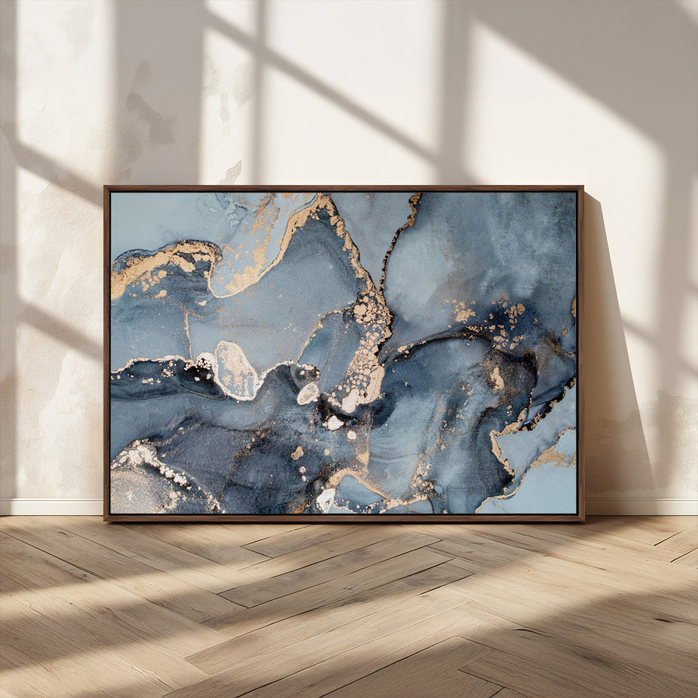 MGV-FC-36X24 - Multipanel Marble Fluid Effect Wall Art Abstract Canvas Wall Art Print