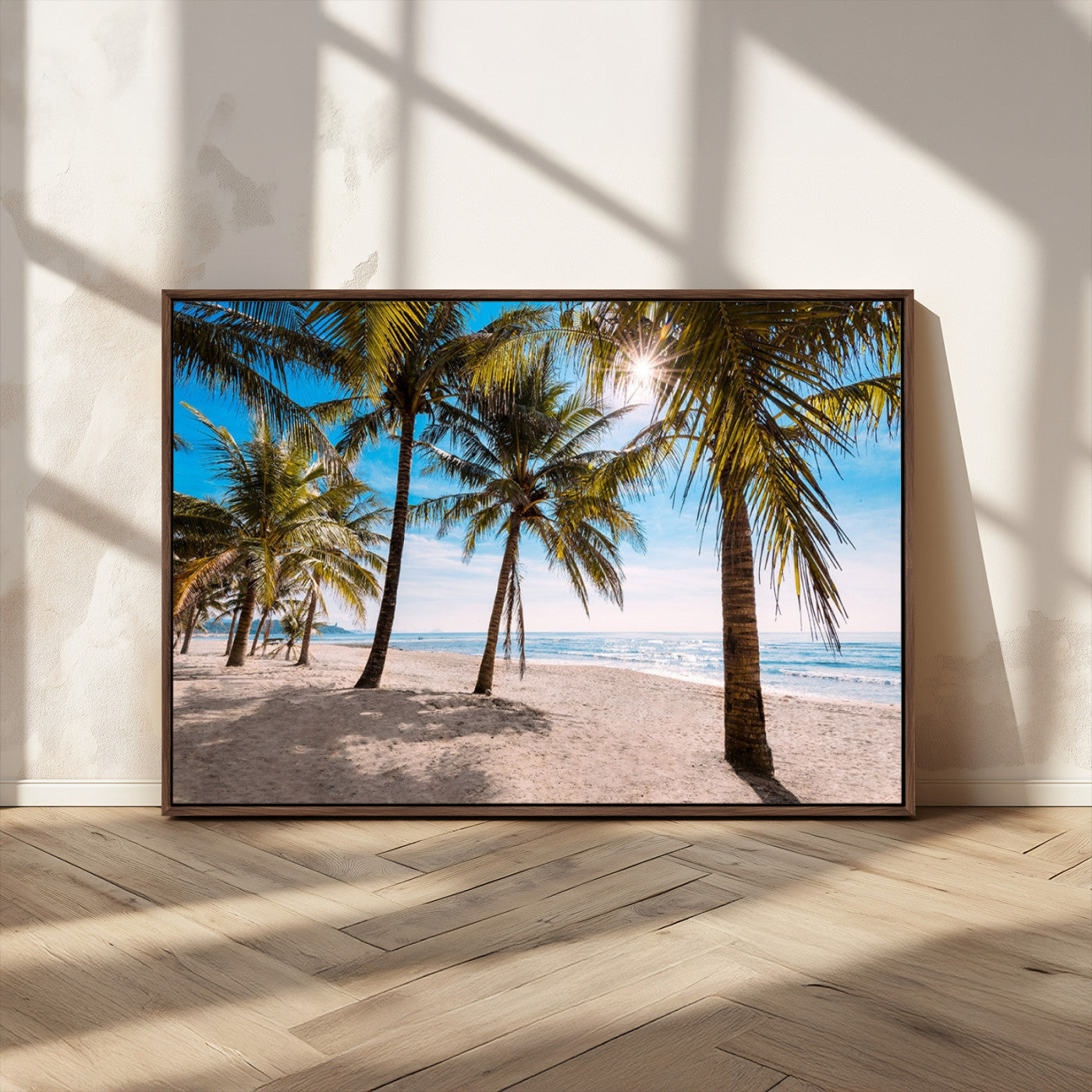 MGV-FC-36X24 - Palm Beach Tropical Island Wall Art Canvas Print