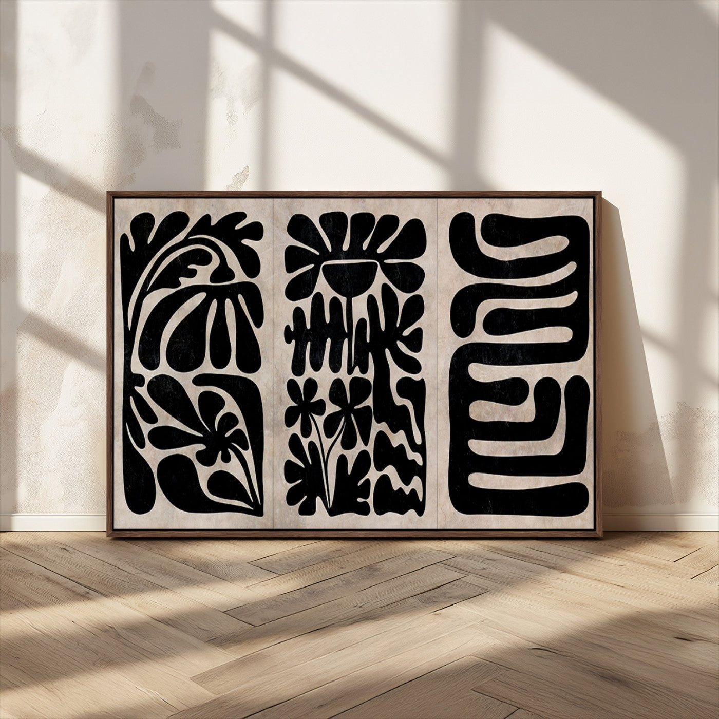 MGV-FC-36X24 - Canvas Print Wall Art Abstract Art Boho, Framed Boho Art Canvas Print