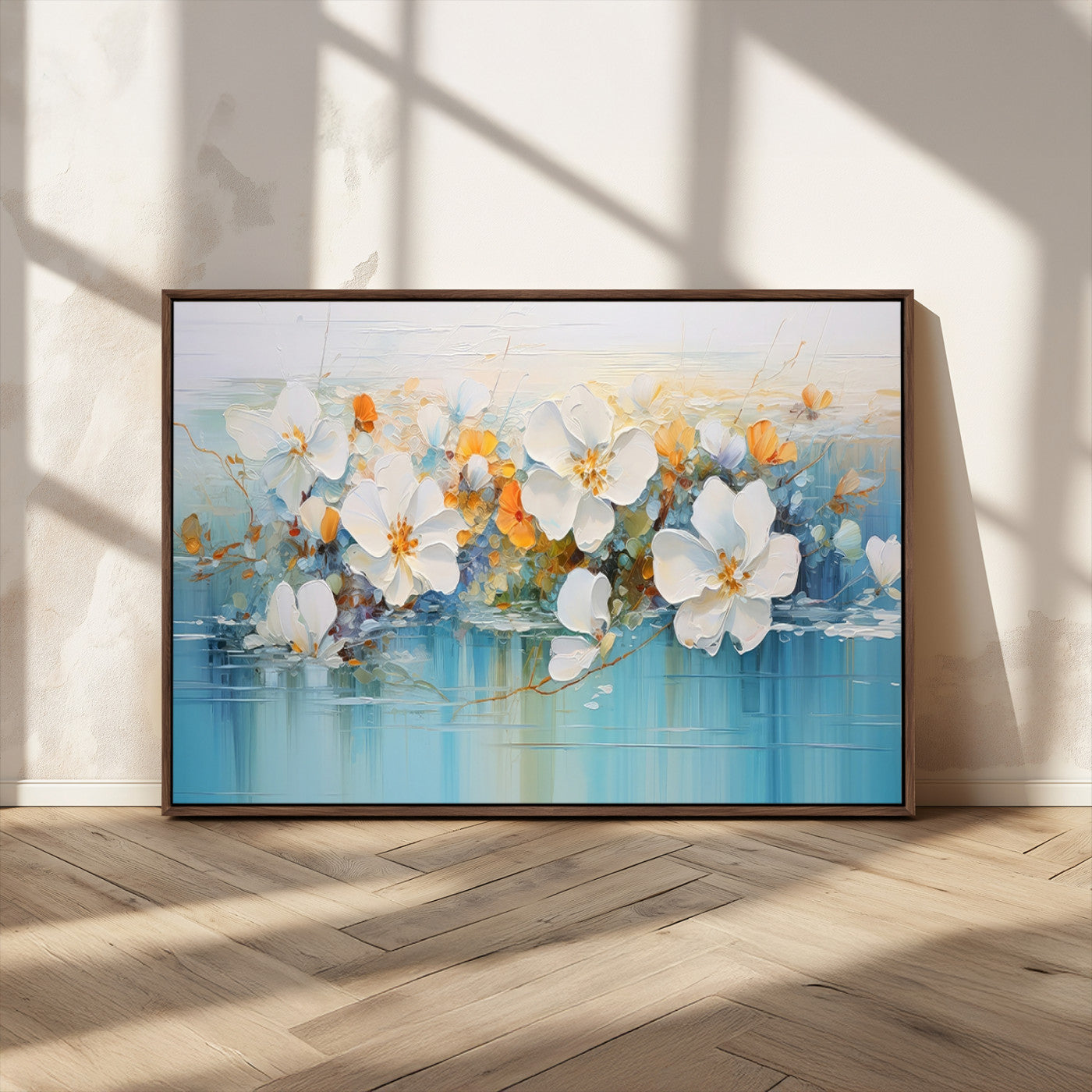 MGV-FC-36X24 - Abstract Flower Wall Art Canvas Print