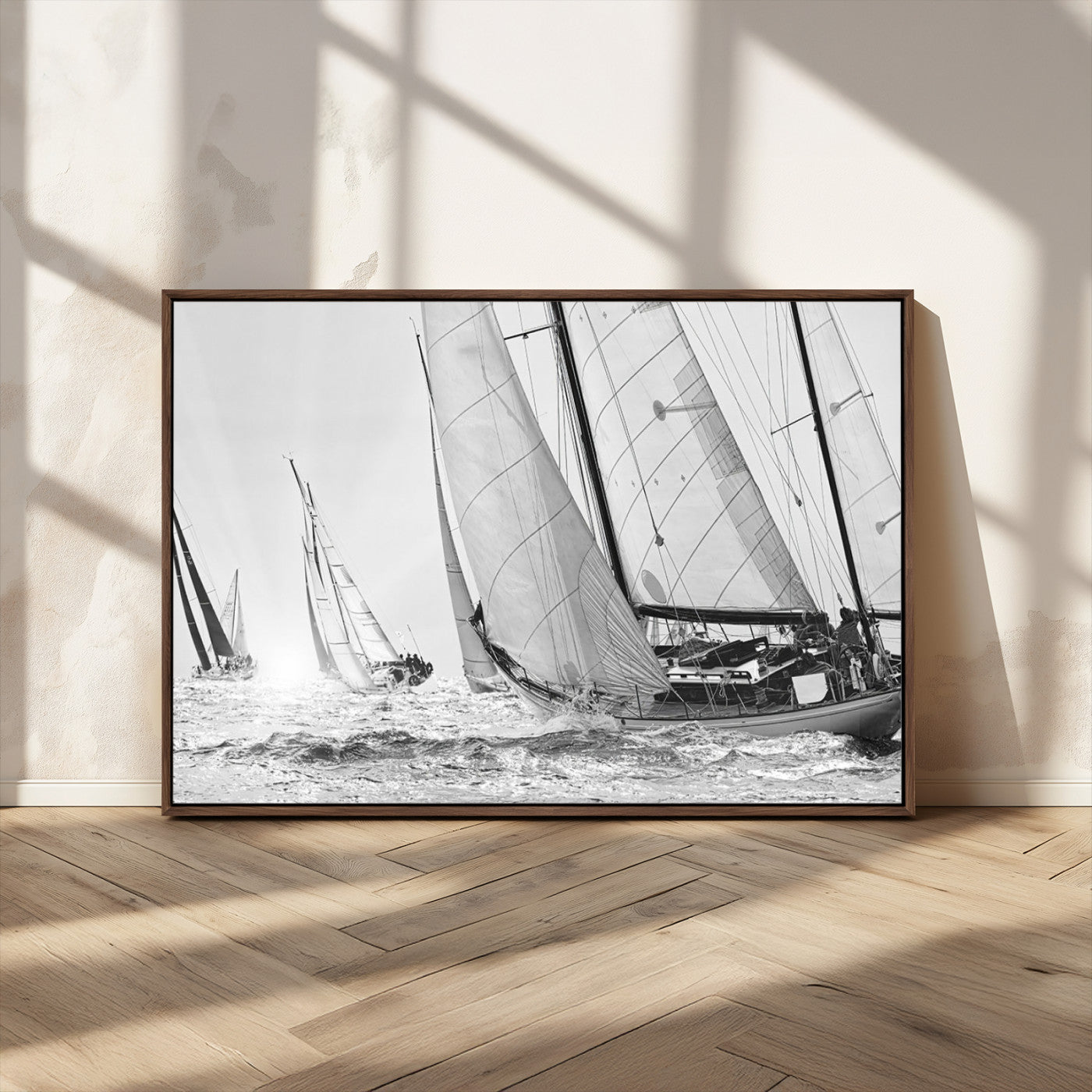 MGV-FC-36X24 - Yacht Sailboat Regatta Canvas Wall Art Canvas Print