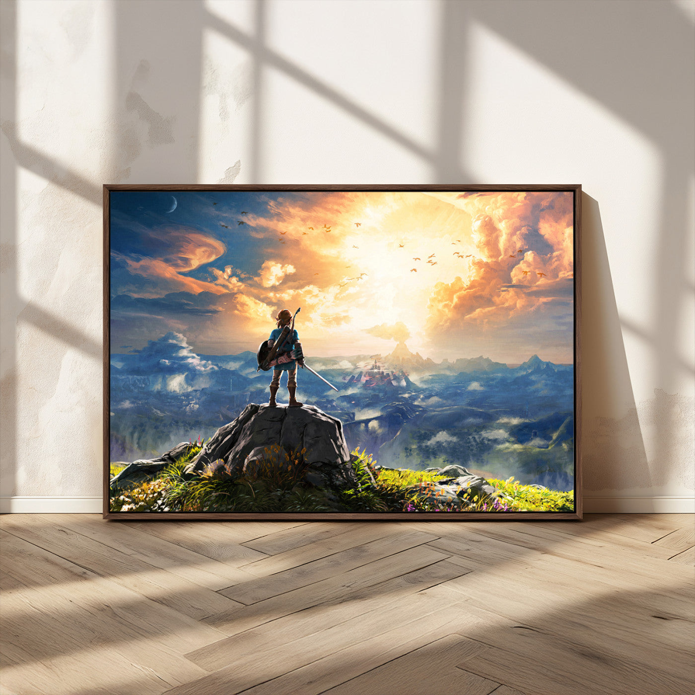 MGV-FC-36X24 - Legend of Zelda Breath of the Wild Game Wall Art Canvas, Legend of Zelda Canvas Print