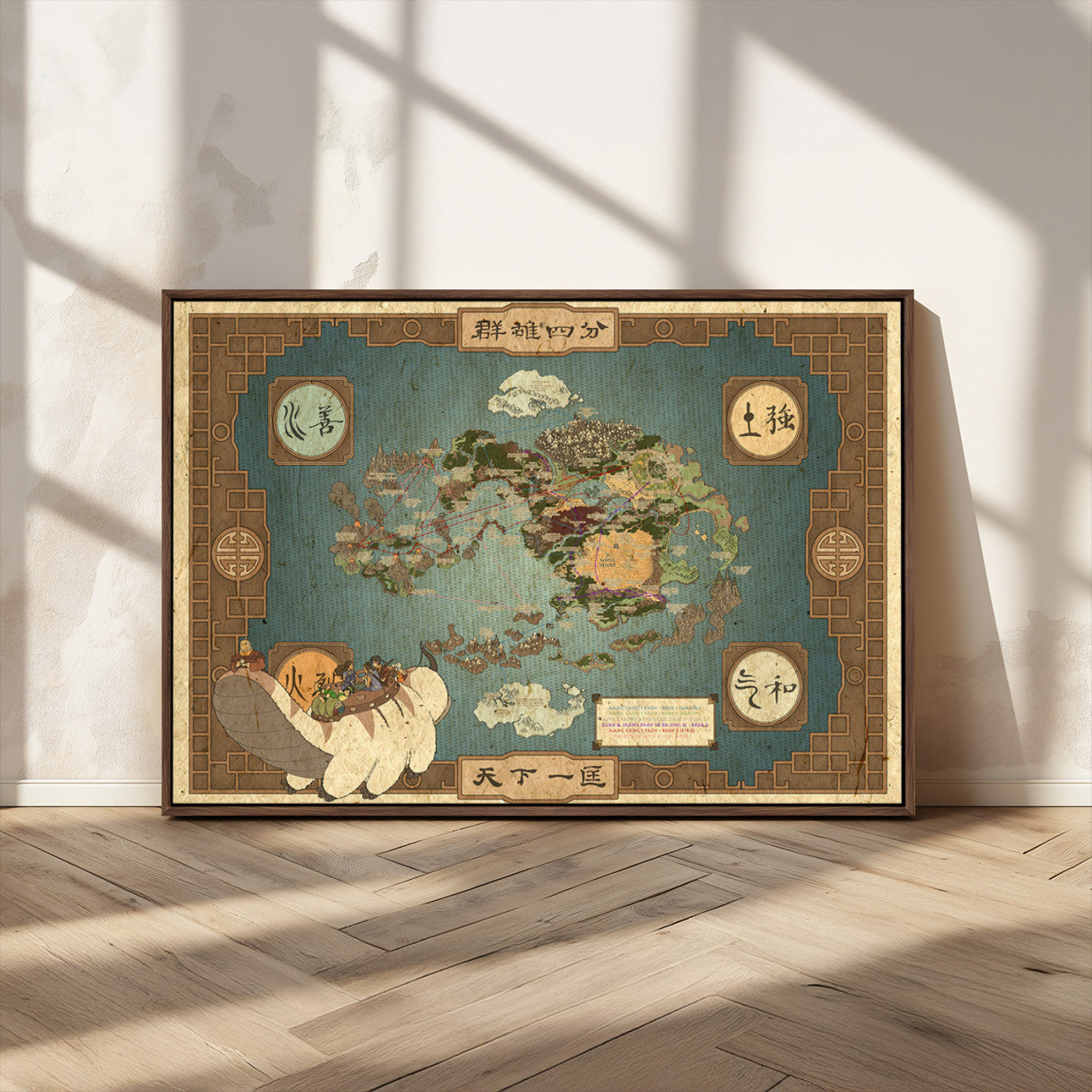 MGV-FC-36X24 - Push Pin World Map Canvas Print – Framed Wall Art for Couples to Track Their Travels – Anniversary