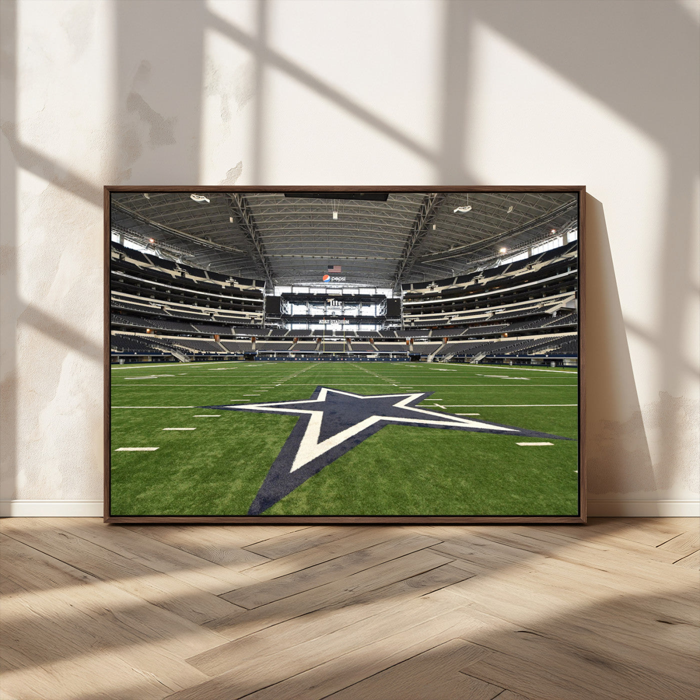 MGV-FC-36X24 - Dallas Cowboys Football Team Print - Arlington AT&T Stadium Wall Art Canvas Print