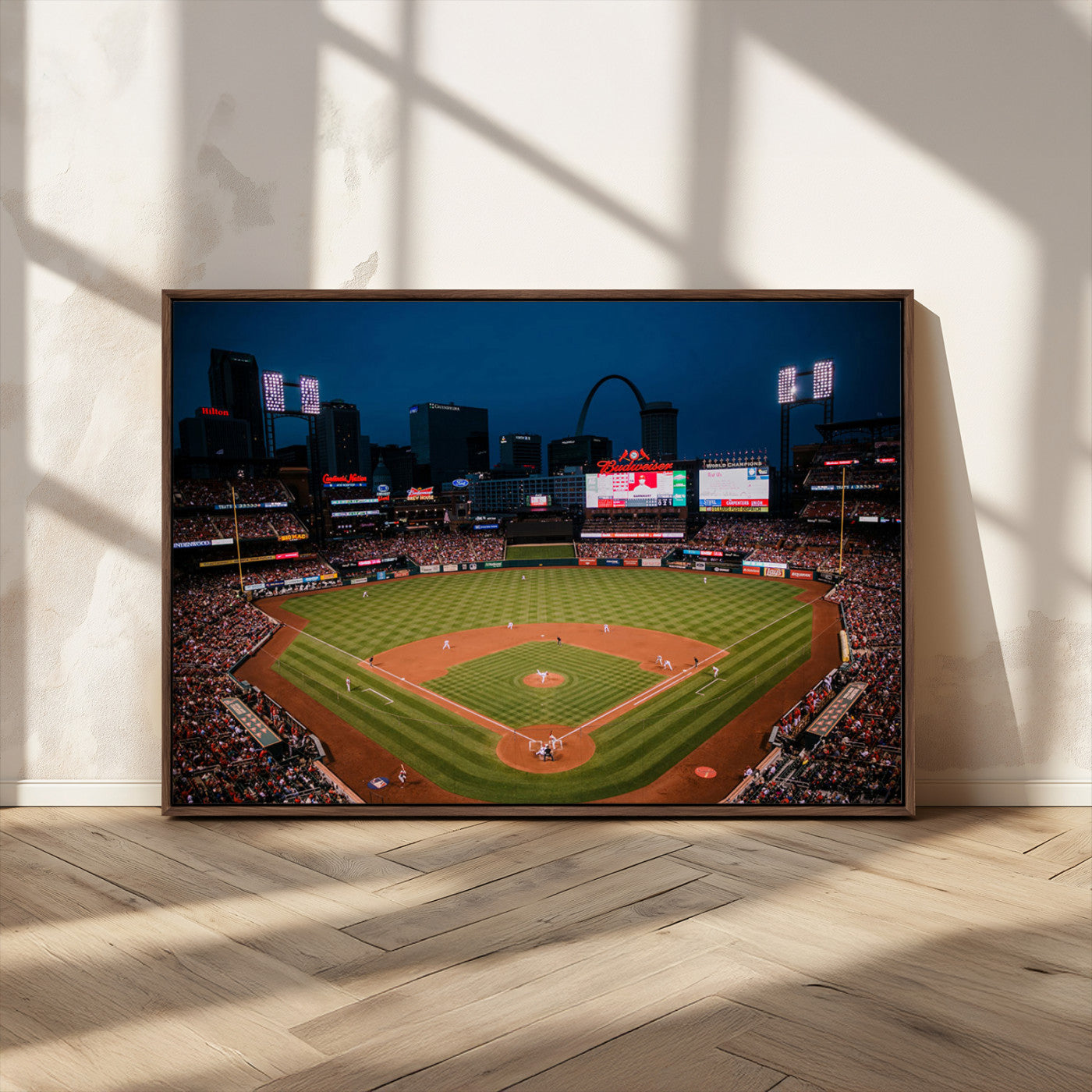 MGV-FC-36X24 - St. Louis Cardinals Baseball Team Print - Busch Stadium Wall Art Canvas Print