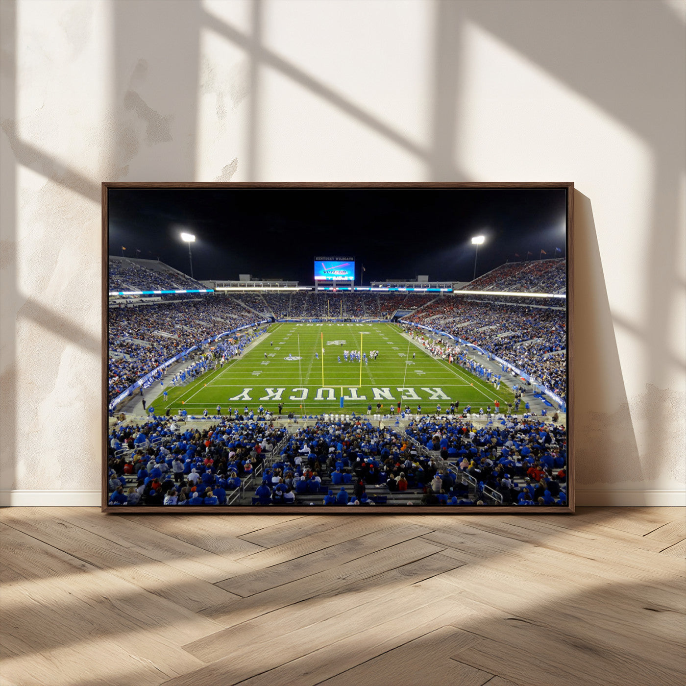 MGV-FC-36X24 - Kroger Field Canvas Wall Art - Kentucky Stadium Wall Art Print - Sunset Football Stadium Wall Decor