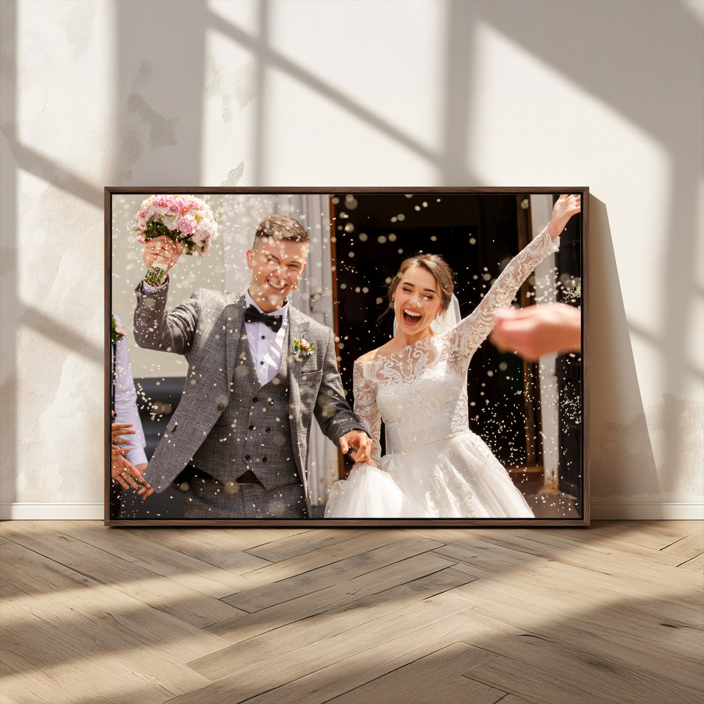 Framed Create Your Canvas Print - Personalized Wall Art for Home Decor Wall Art Print, Create Your Own Photo Canvas Print