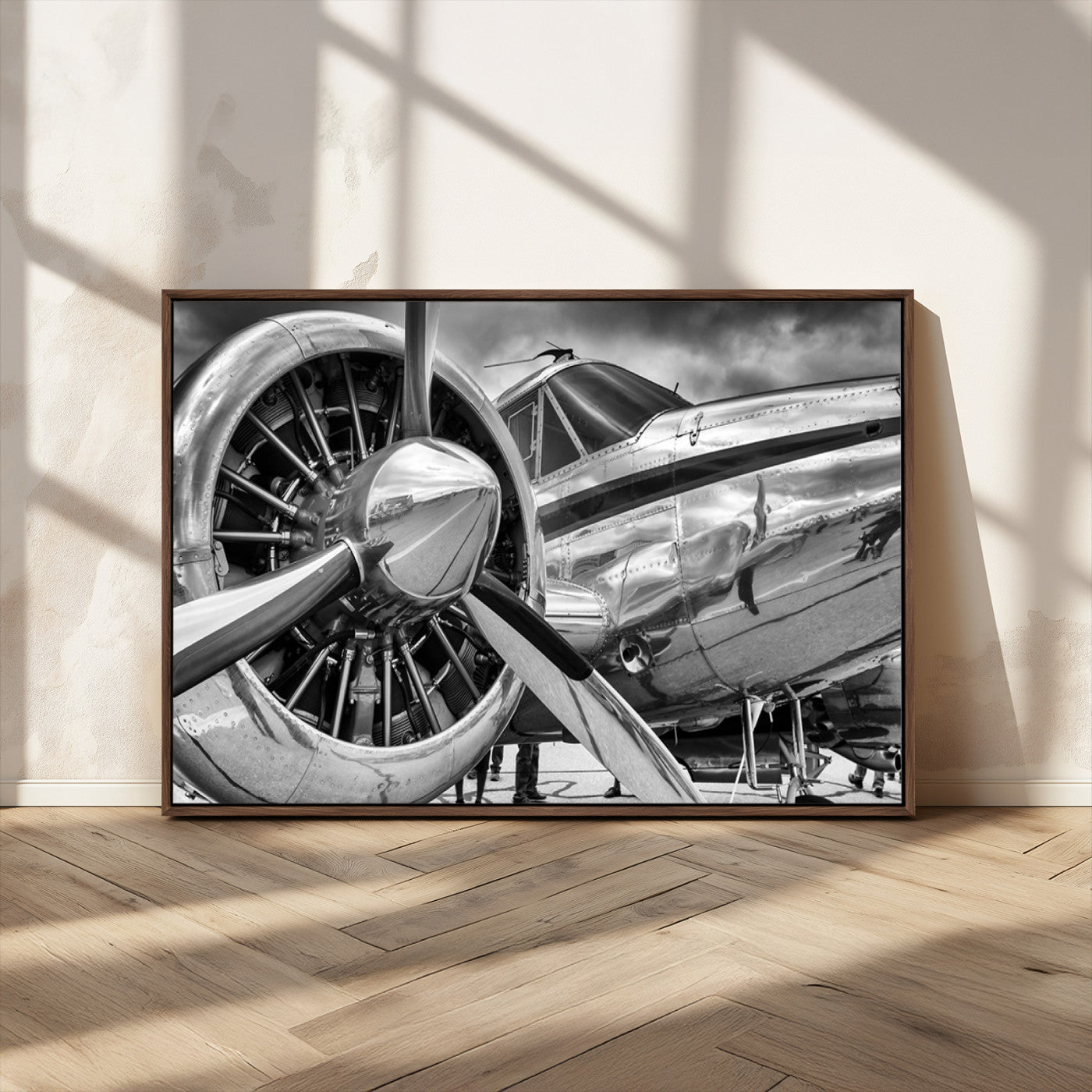 MGV-FC-36X24 - Vintage Antique Airplane Wall Art Canvas Print