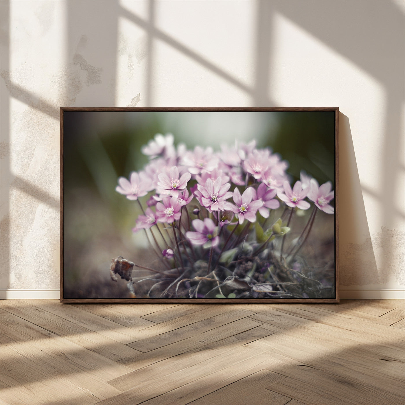 MGV-FC-36X24 - Pink Wild Flower Canvas Print