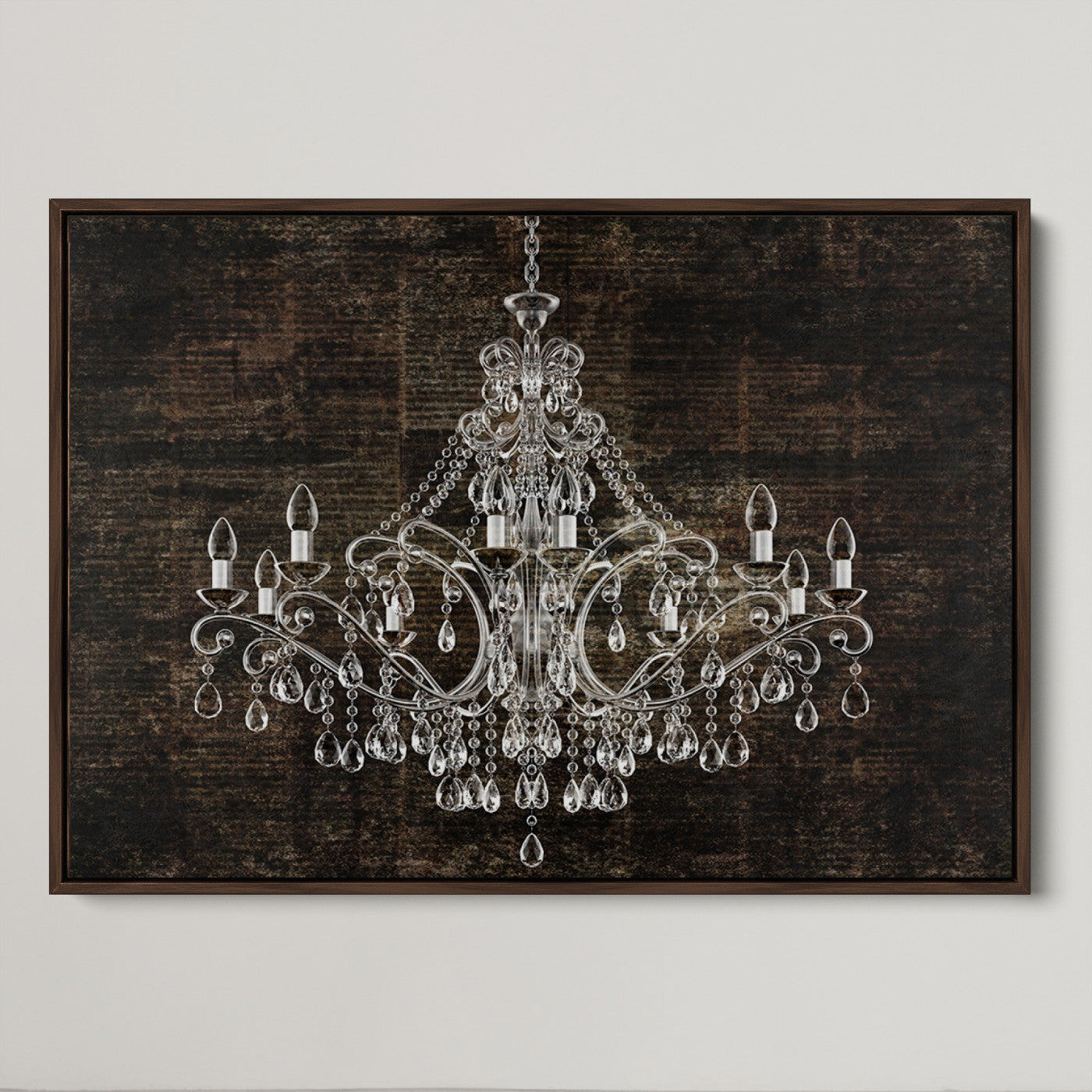 69434-MGV-CV-36X24-Rustic Chandelier Canvas Print