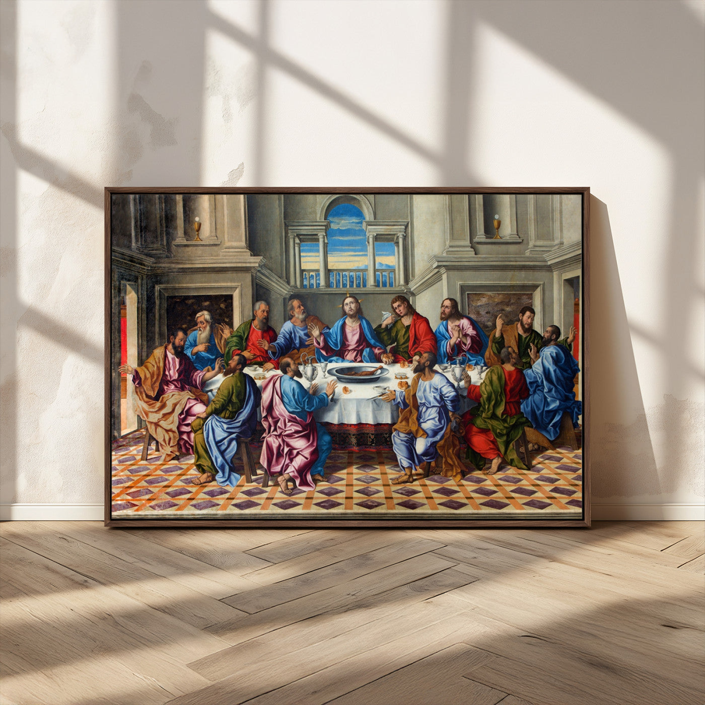 MGV-FC-36X24 - The Last Supper Multi Panel Canvas Wall Art