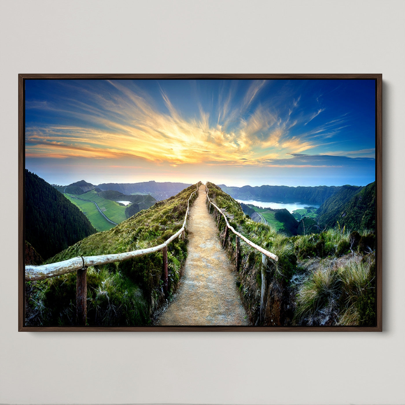 58887-MGV-CV-36X24-Mountain Landscape Wall Art Canvas Print