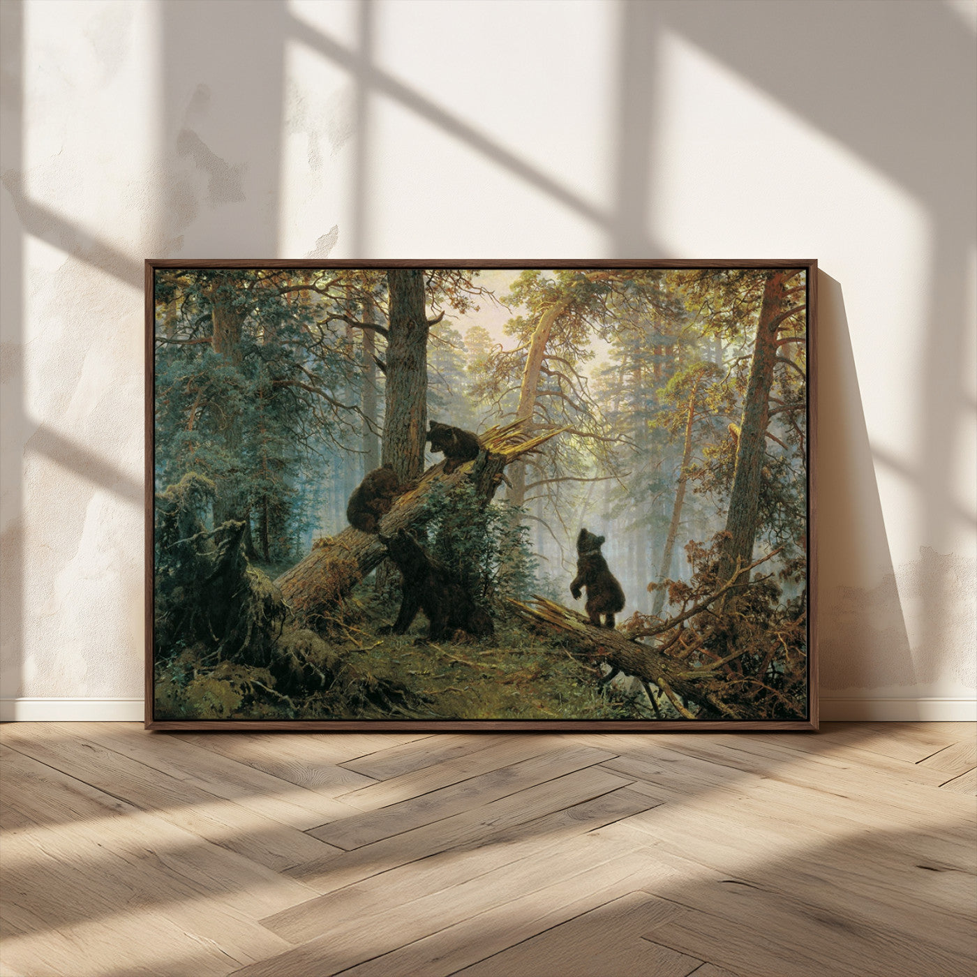 MGV-FC-36X24 - Grizzly Bear Cubs Wall Art Canvas Print