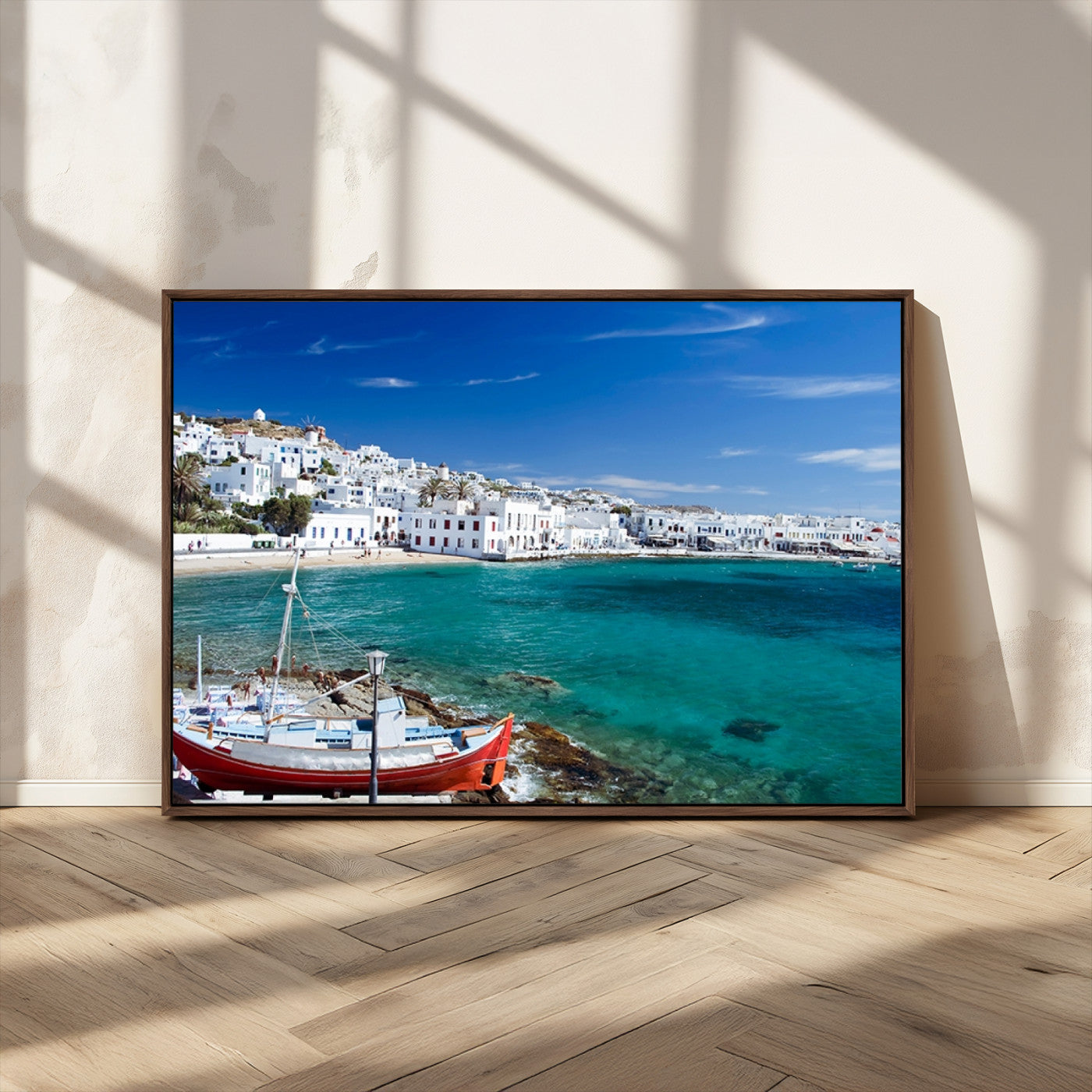 MGV-FC-36X24 - Santorini Wall Art Canvas Print