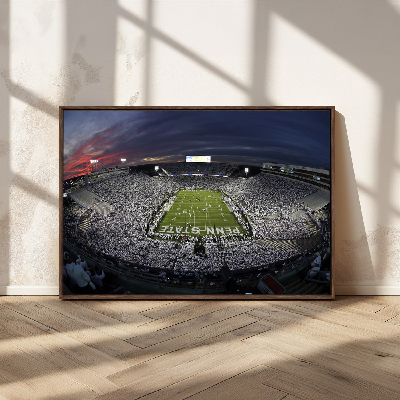 MGV-FC-36X24 - Penn State University Nittany Lions Football Team Print - University Park Beaver Stadium Wall Art