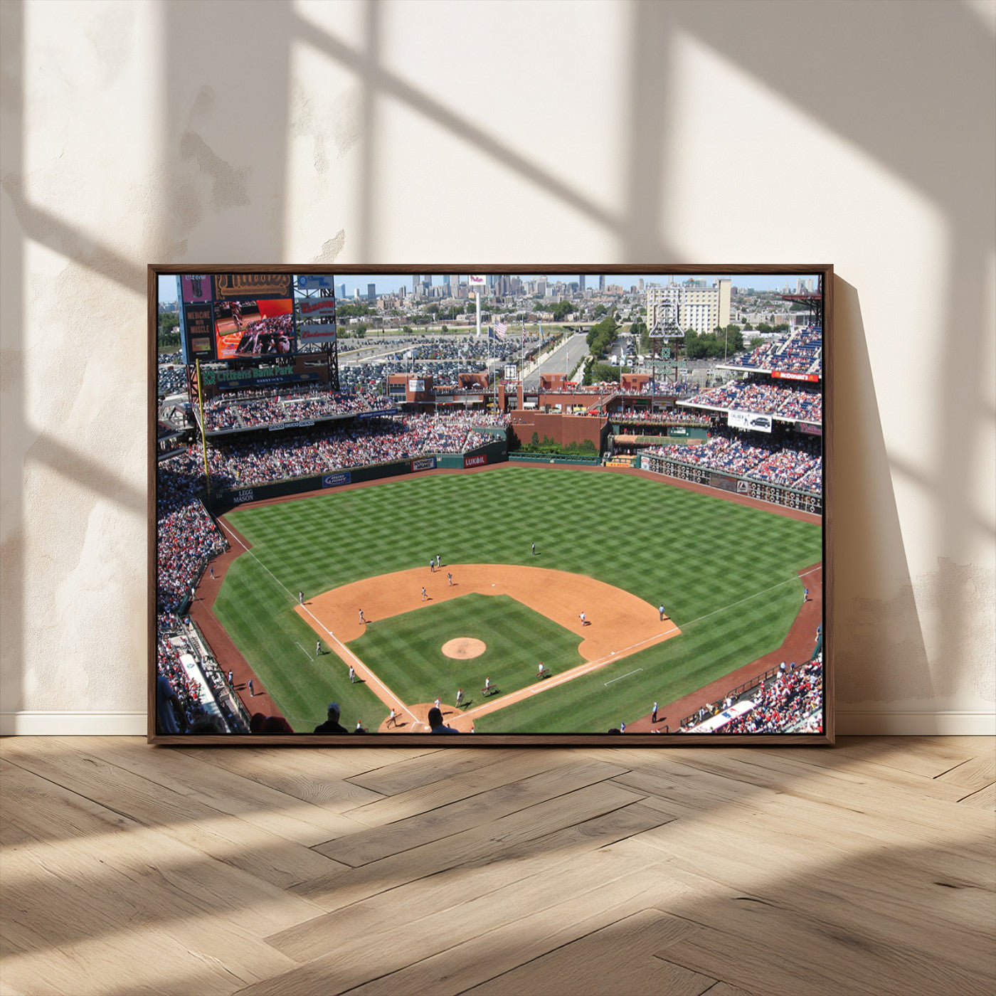 MGV-FC-36X24 - Philadelphia Phillies Baseball Team Print - Philadelphia Citizens Bank Park Stadium Wall Art Canvas
