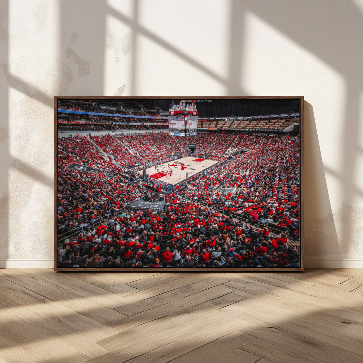 MGV-FC-36X24 - Louisville Cardinals Basketball Print Canvas - Louisville KFC Yum Center Arena Wall Art Canvas Print