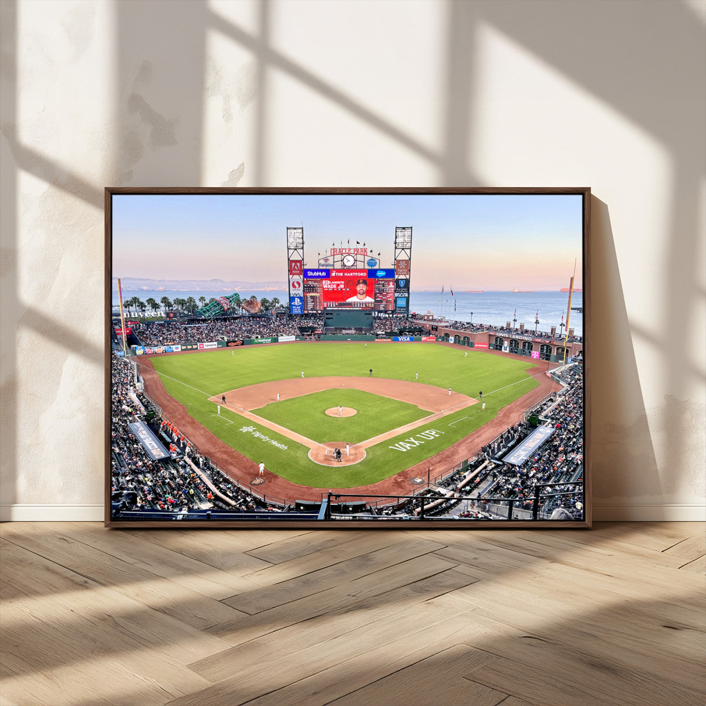 MGV-FC-36X24 - San Francisco Giants Baseball Team Print - Oracle Park Stadium Wall Art Canvas Print