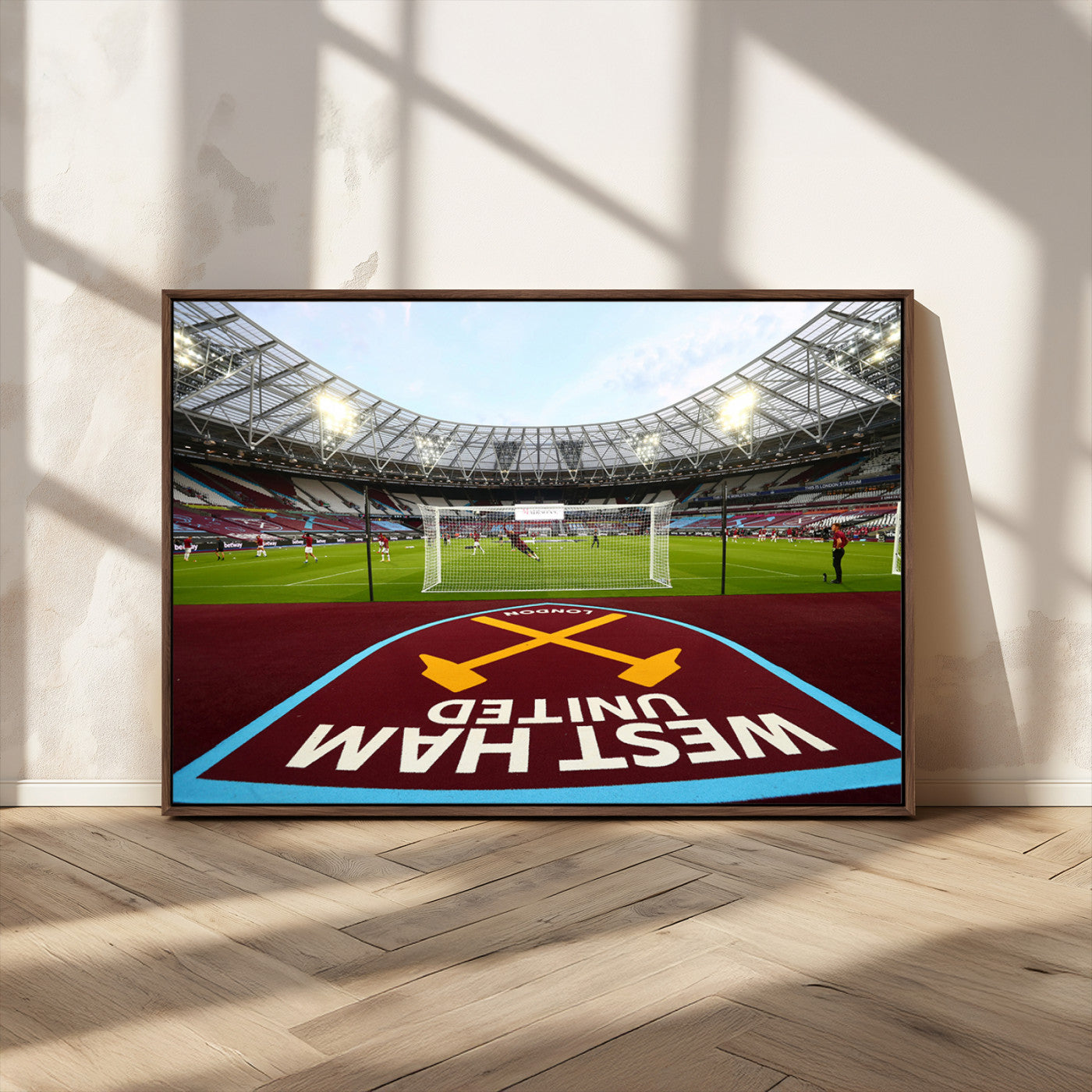 MGV-FC-36X24 - West Ham United FC Stadium Canvas Wall Art – London Stadium Football Print – Premier League Team