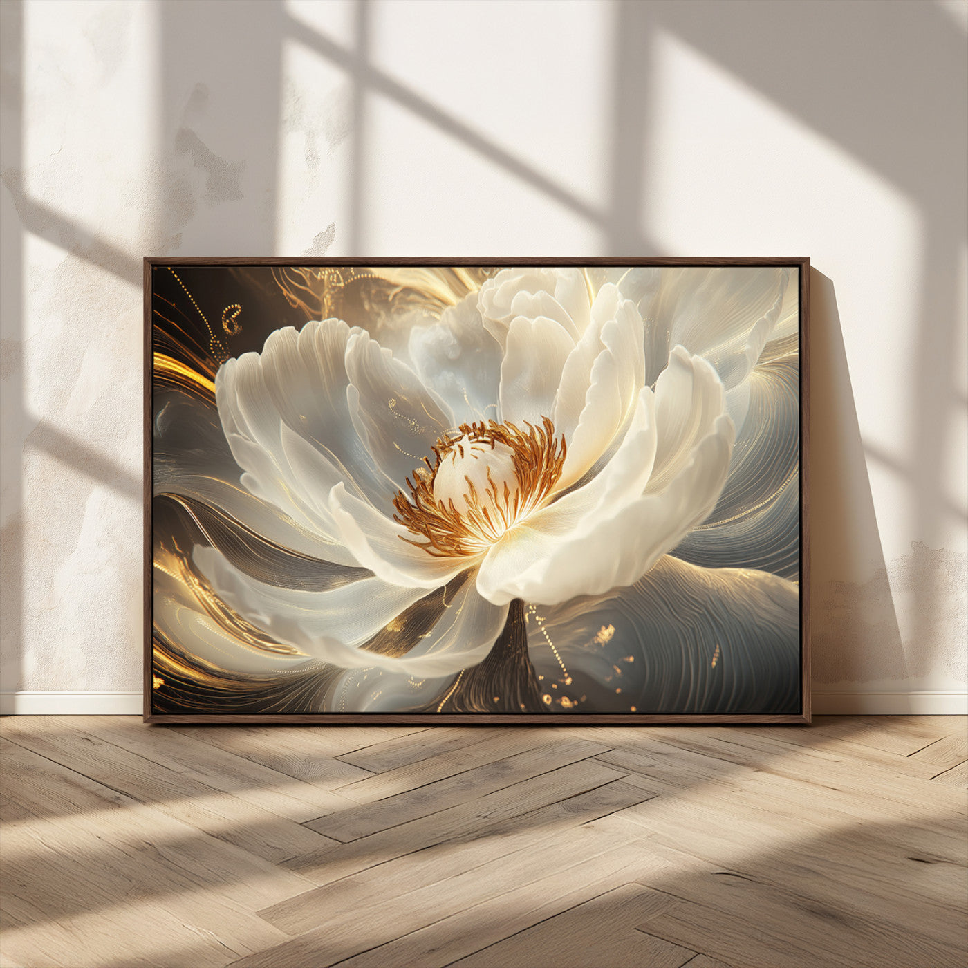 MGV-FC-36X24 - Abstract Floral Wall Art Canvas Print