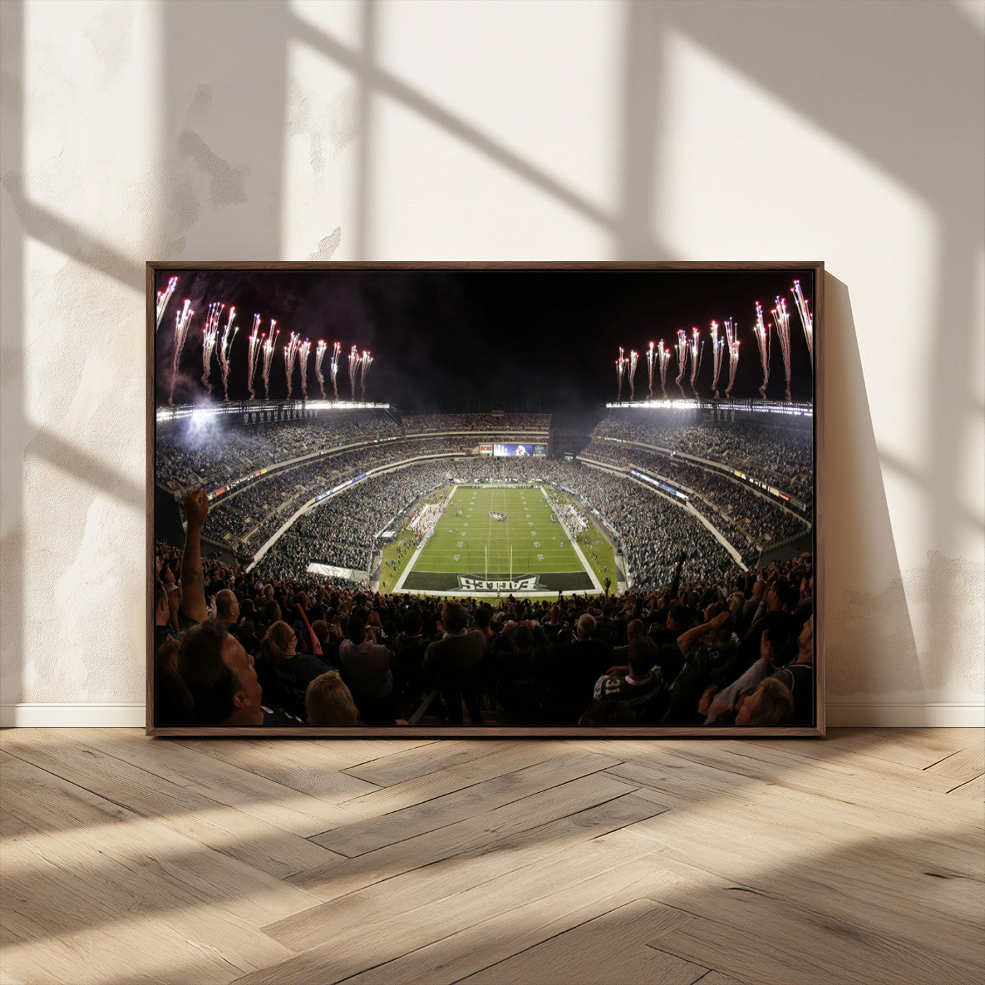 MGV-FC-36X24 - Eagles Field Stadium Wall Art - Philadelphia Eagles Football Team Print - Philadelphia Lincoln
