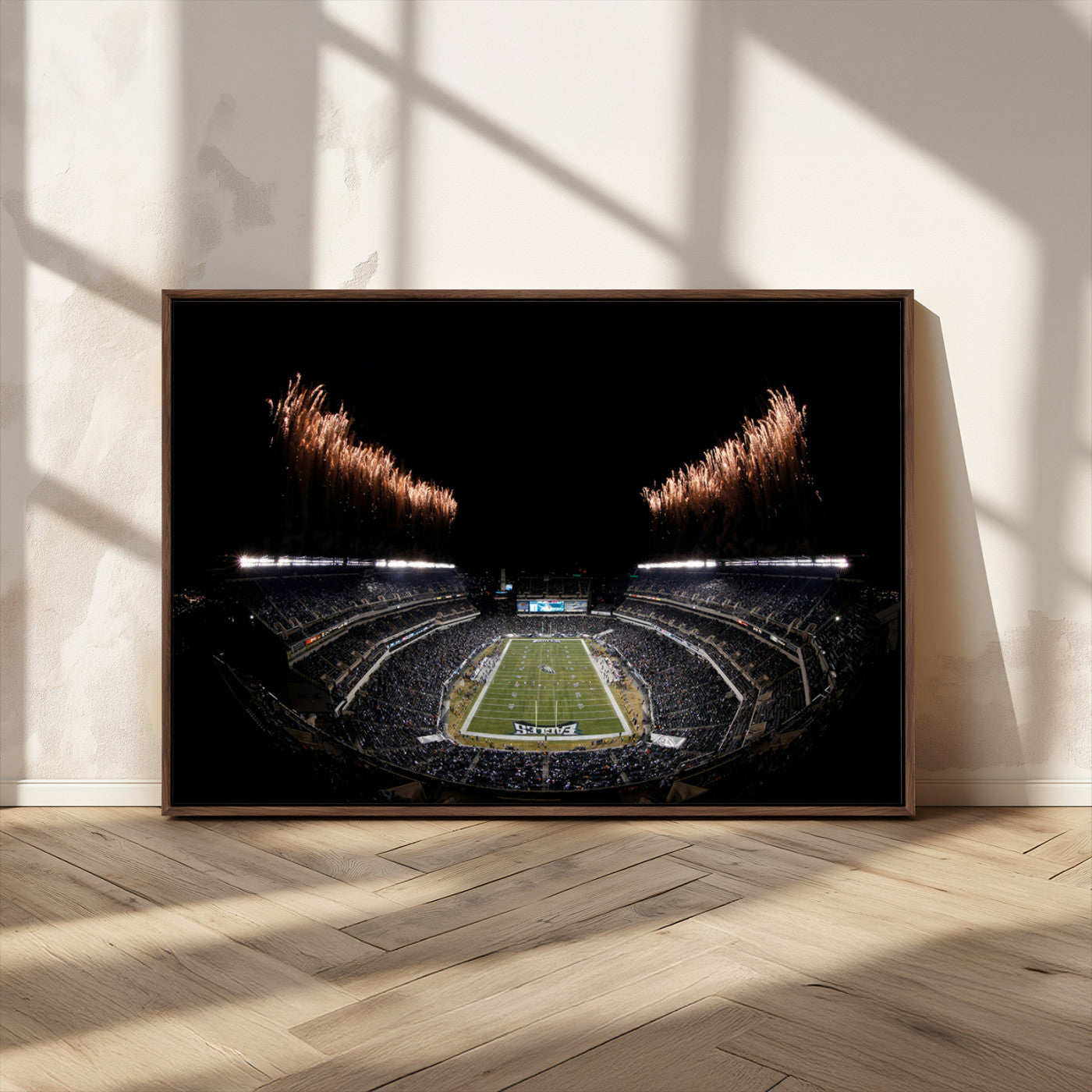 MGV-FC-36X24 - Eagles Field Stadium Wall Art | Philadelphia Eagles Football Team Print - Philadelphia Lincoln