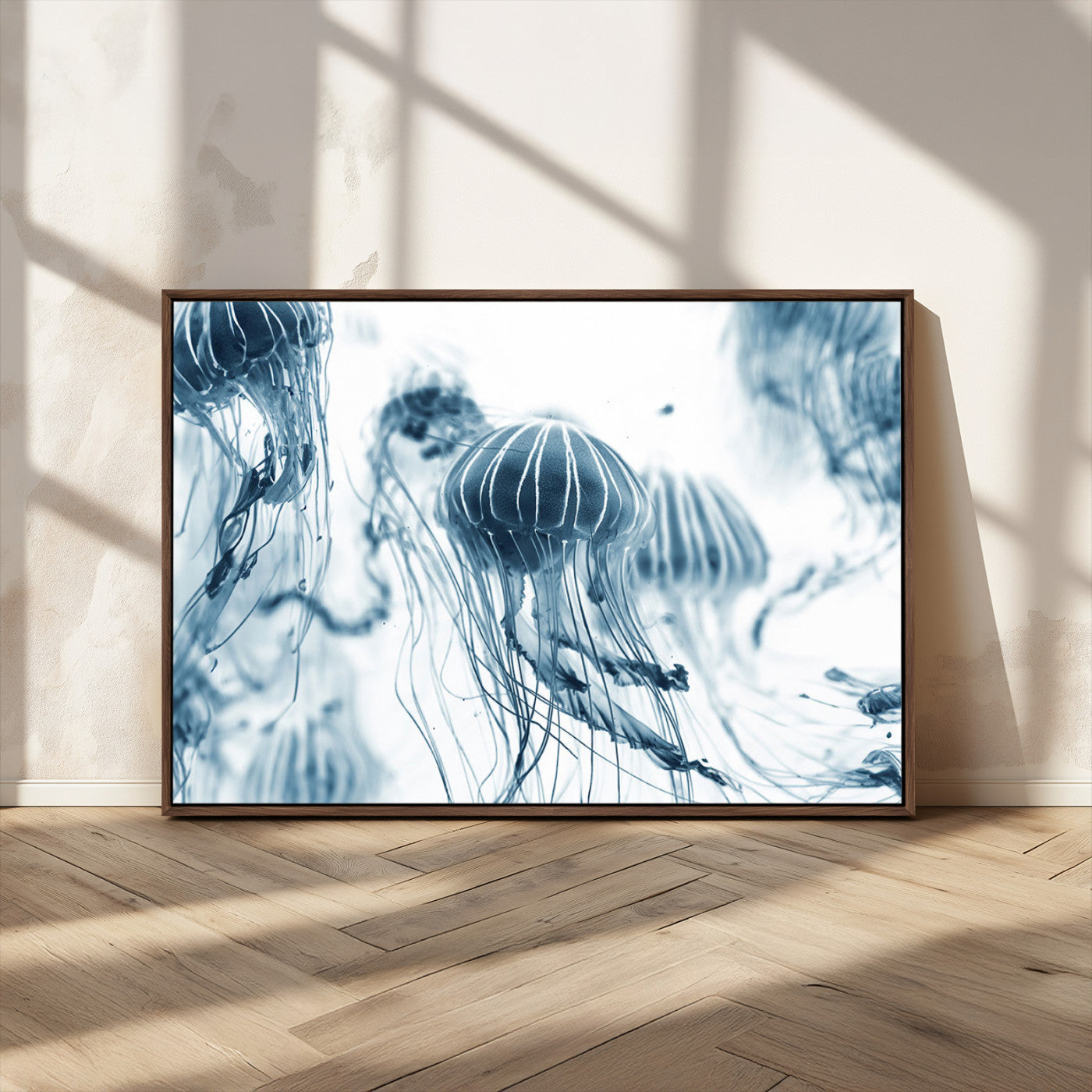 MGV-FC-36X24 - Abstract Jellyfish Canvas Print Wall Art