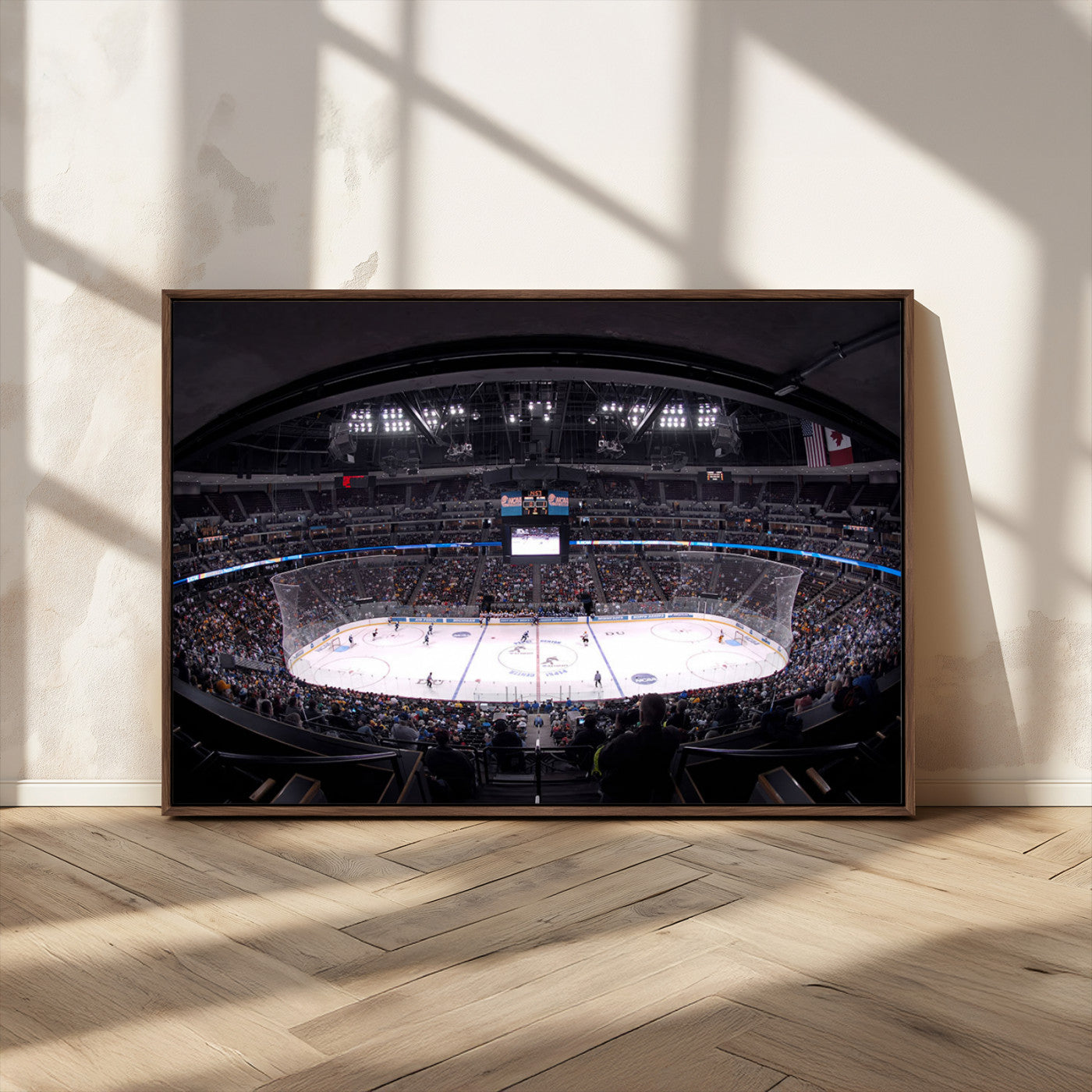 MGV-FC-36X24 - Ball Arena Denver Colorado Avalanche Hockey Team Wall Art Canvas Print - Denver Ice Hockey Stadium