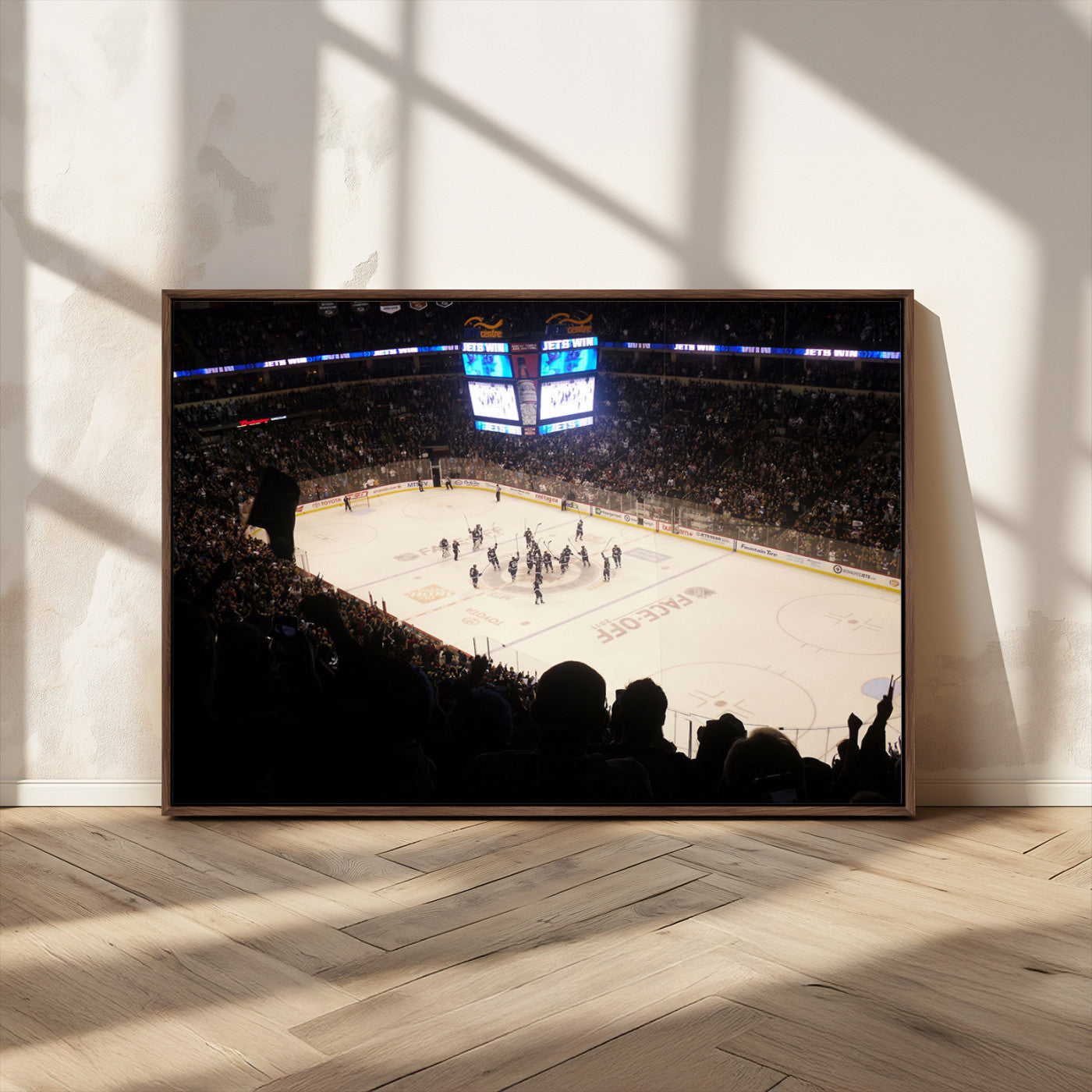 MGV-FC-36X24 - Canada Life Centre Wall Art | Winnipeg Jets Hockey Team Print Canvas | Ready to Hang | Winnipeg Wall
