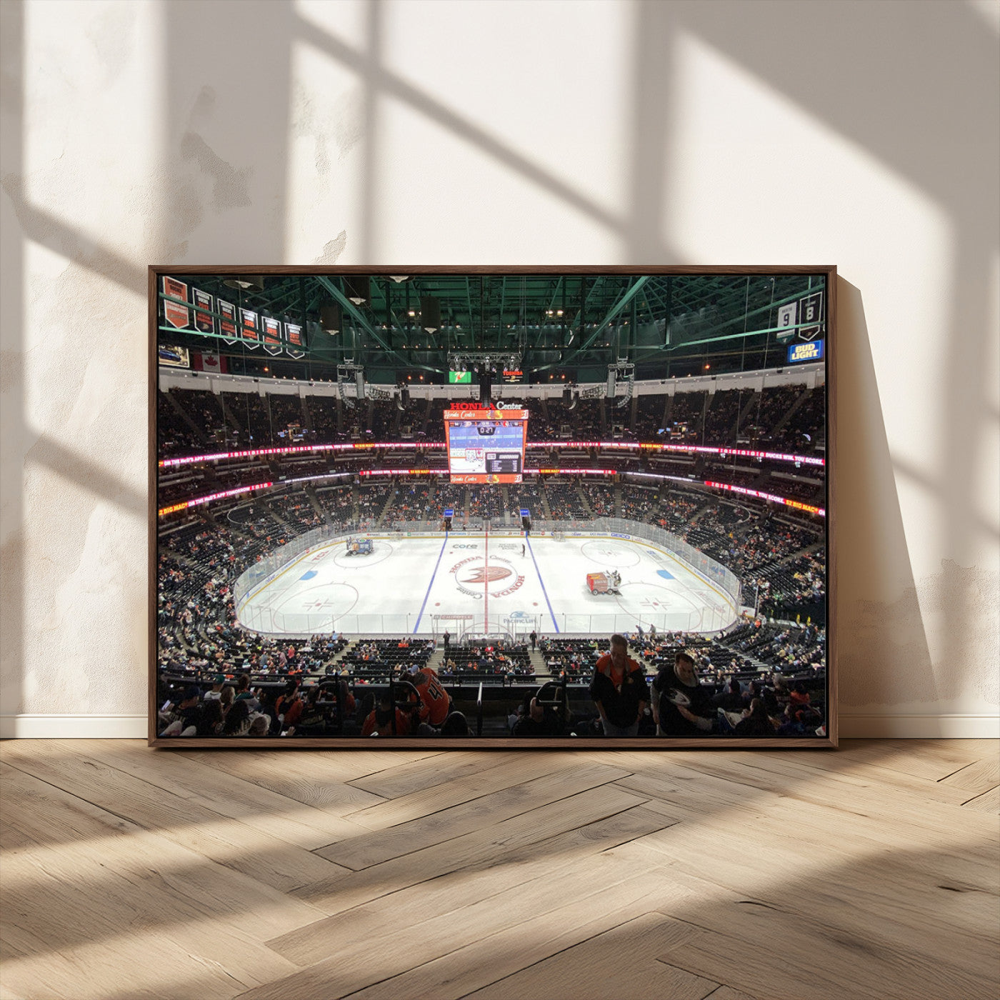 MGV-FC-36X24 - Honda Center California Anaheim Ducks Ice Hockey Stadium Canvas Print Wall Art