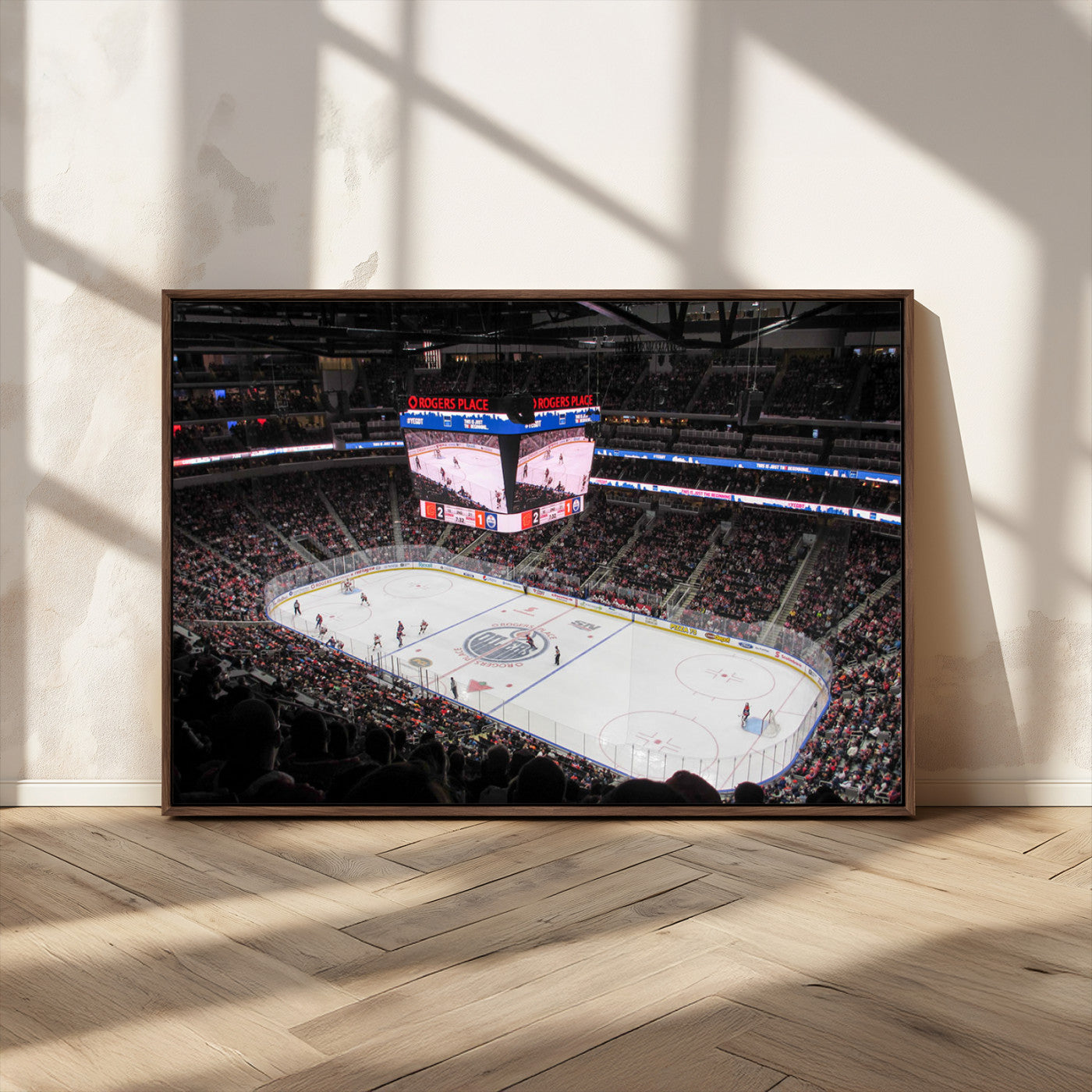 MGV-FC-36X24 - Rogers Place Edmonton Oilers Ice Hockey Stadium Wall Art, Rogers Place Edmonton Oilers Wall Art