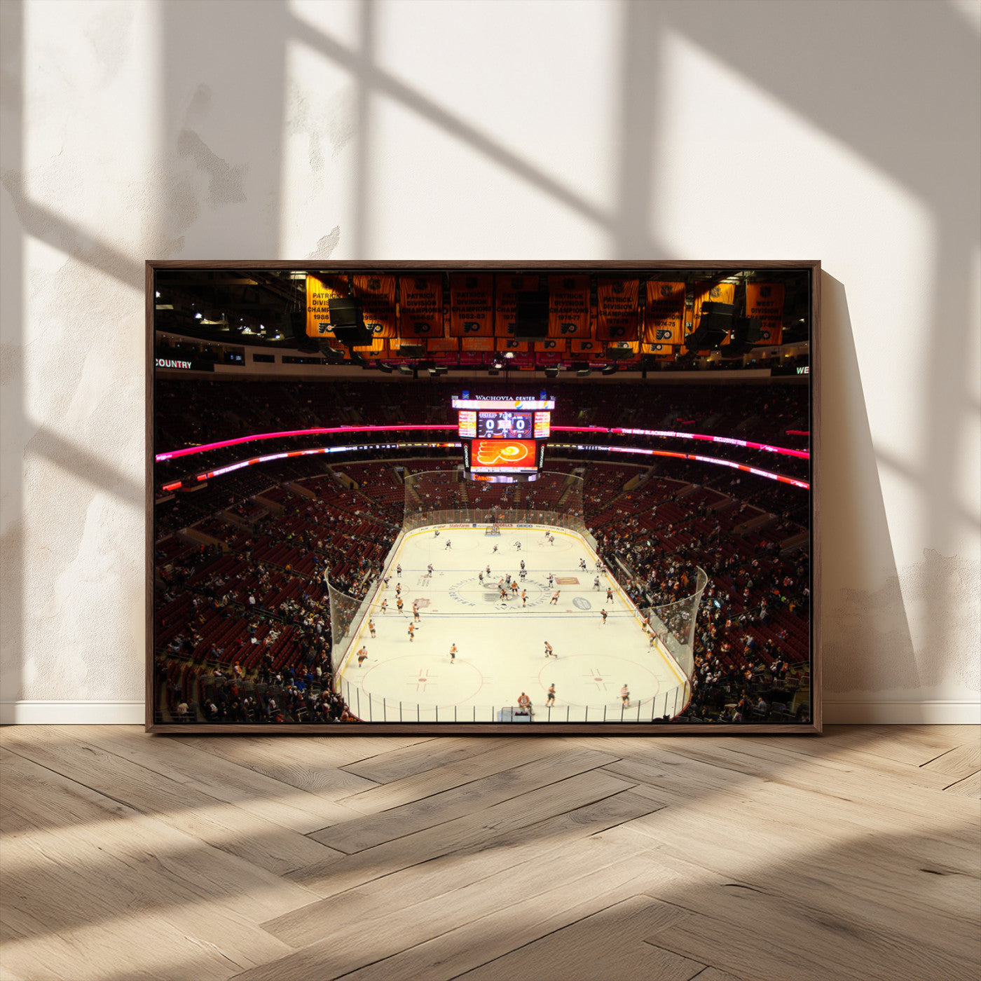 MGV-FC-36X24 - Wachovia Center Priort of Lyers Game Ice Hockey Stadium Canvas Print, Lyers Game Ice Hockey Stadium