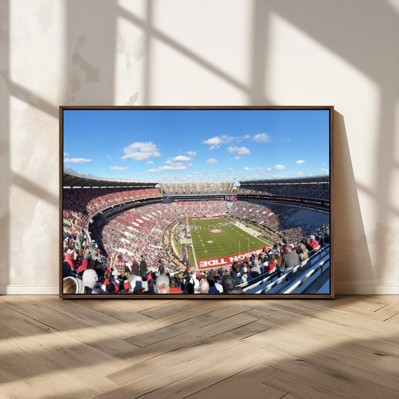 MGV-FC-36X24 - University of Alabama Crimson Tide Print Wall Art - Tuscaloosa Bryant-Denny Stadium Wall Art Canvas