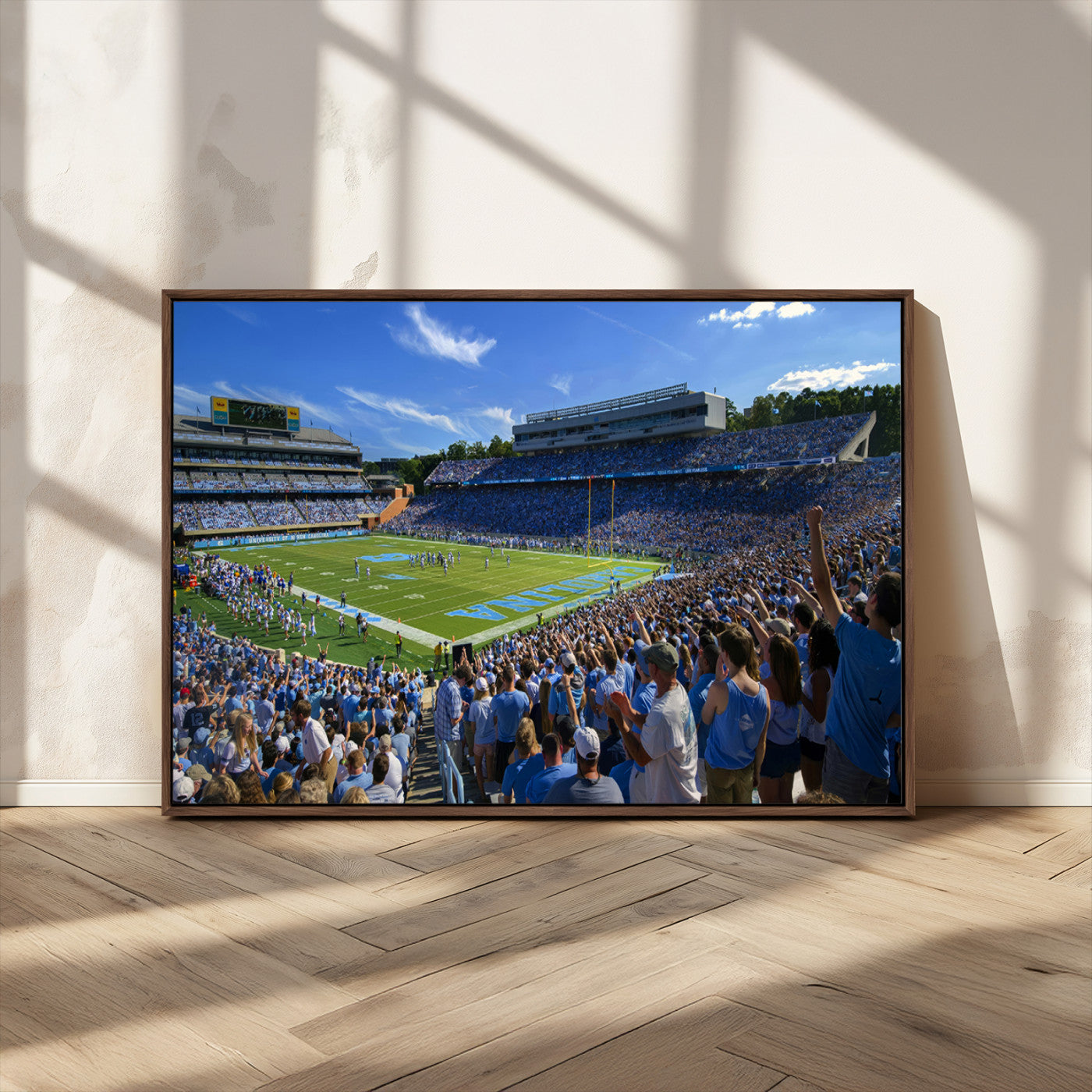 MGV-FC-36X24 - University of North Carolina Tar Heels Team Canvas Print - Chapel Hill Kenan Memorial Stadium Wall
