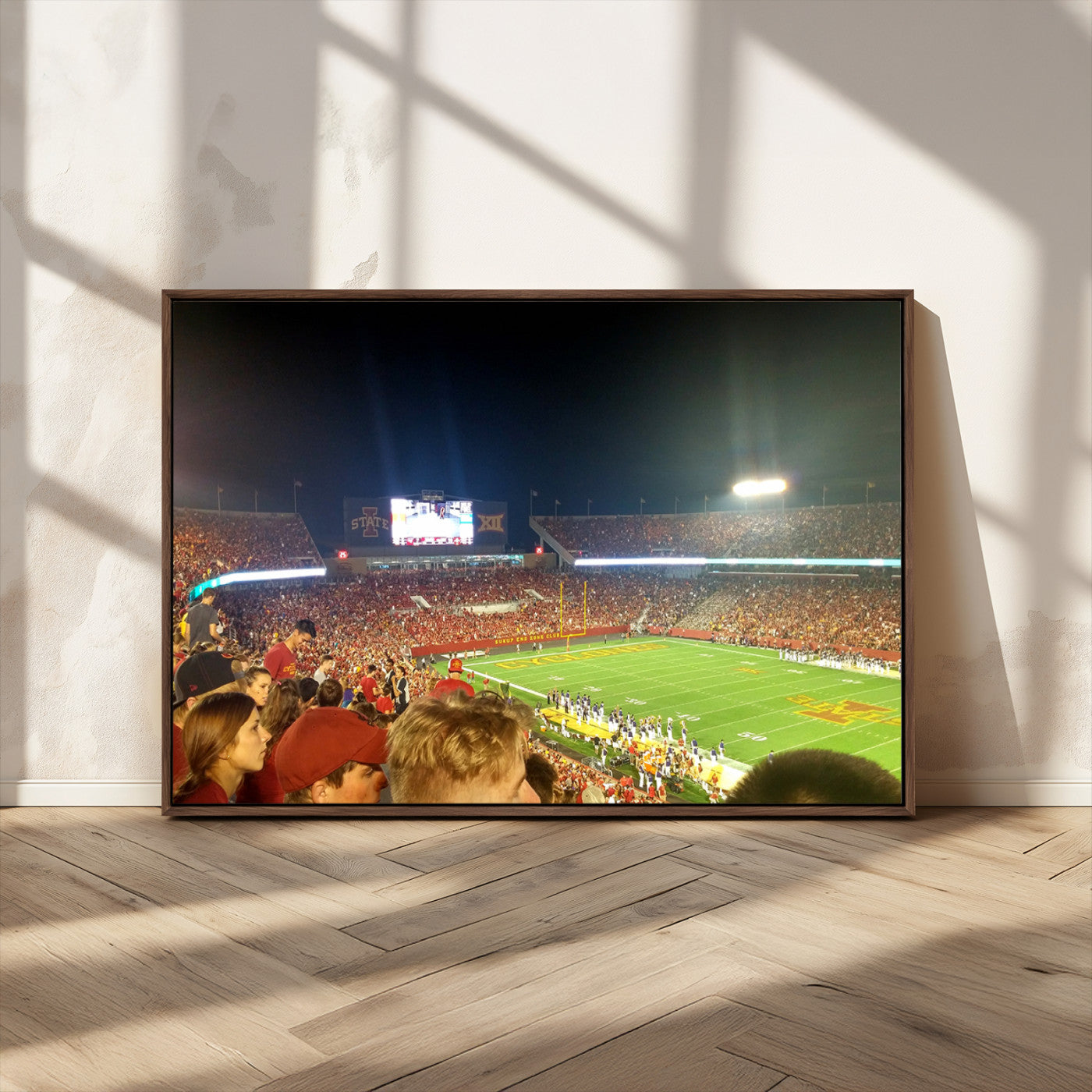 MGV-FC-36X24 - Iowa State University Cyclones Art Print, Football Team Print - Jack Trice Stadium Ames Wall Art