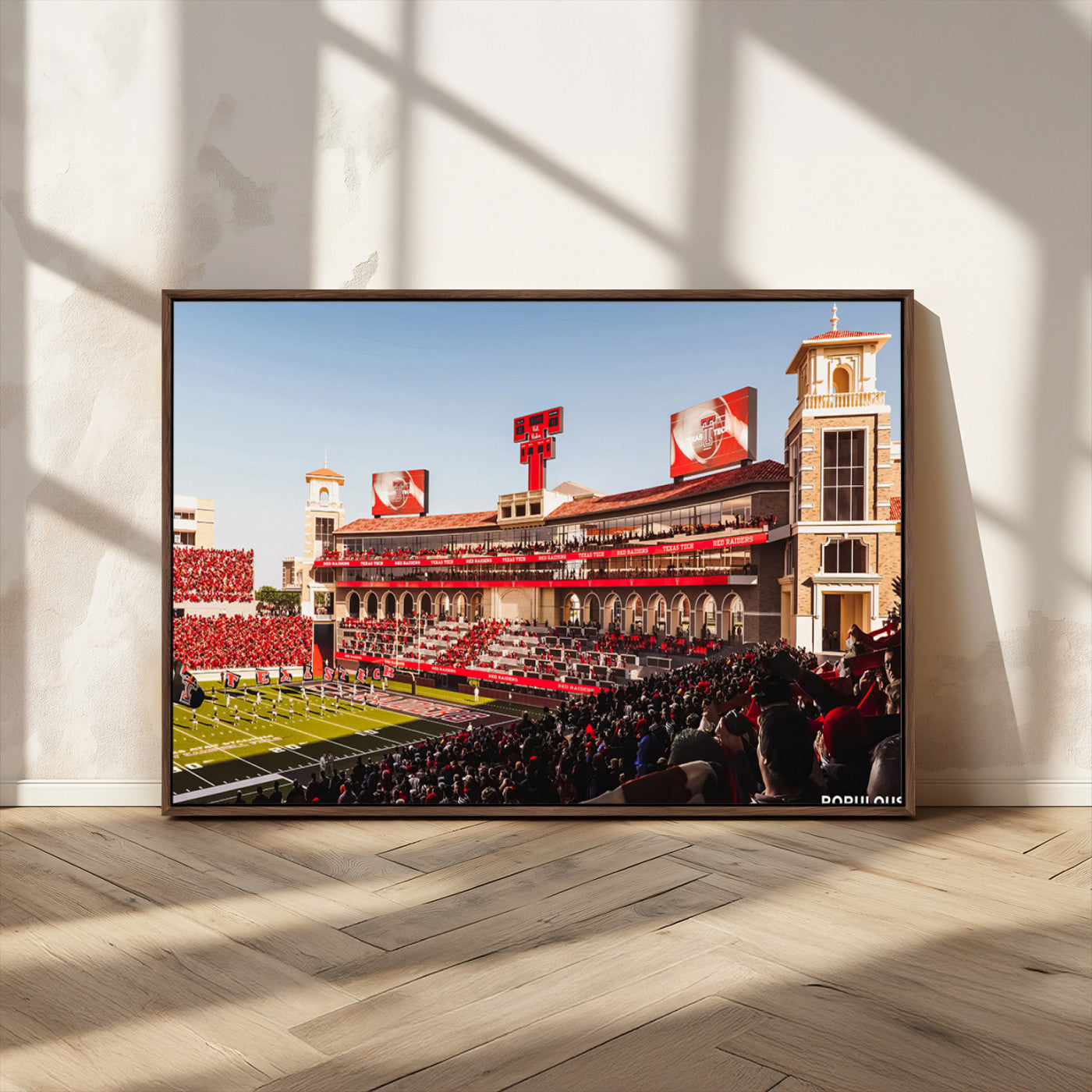MGV-FC-36X24 - Jones AT&T Stadium Texas Tech Red Raiders Wall Art | Large Att Stadium Canvas Print | College