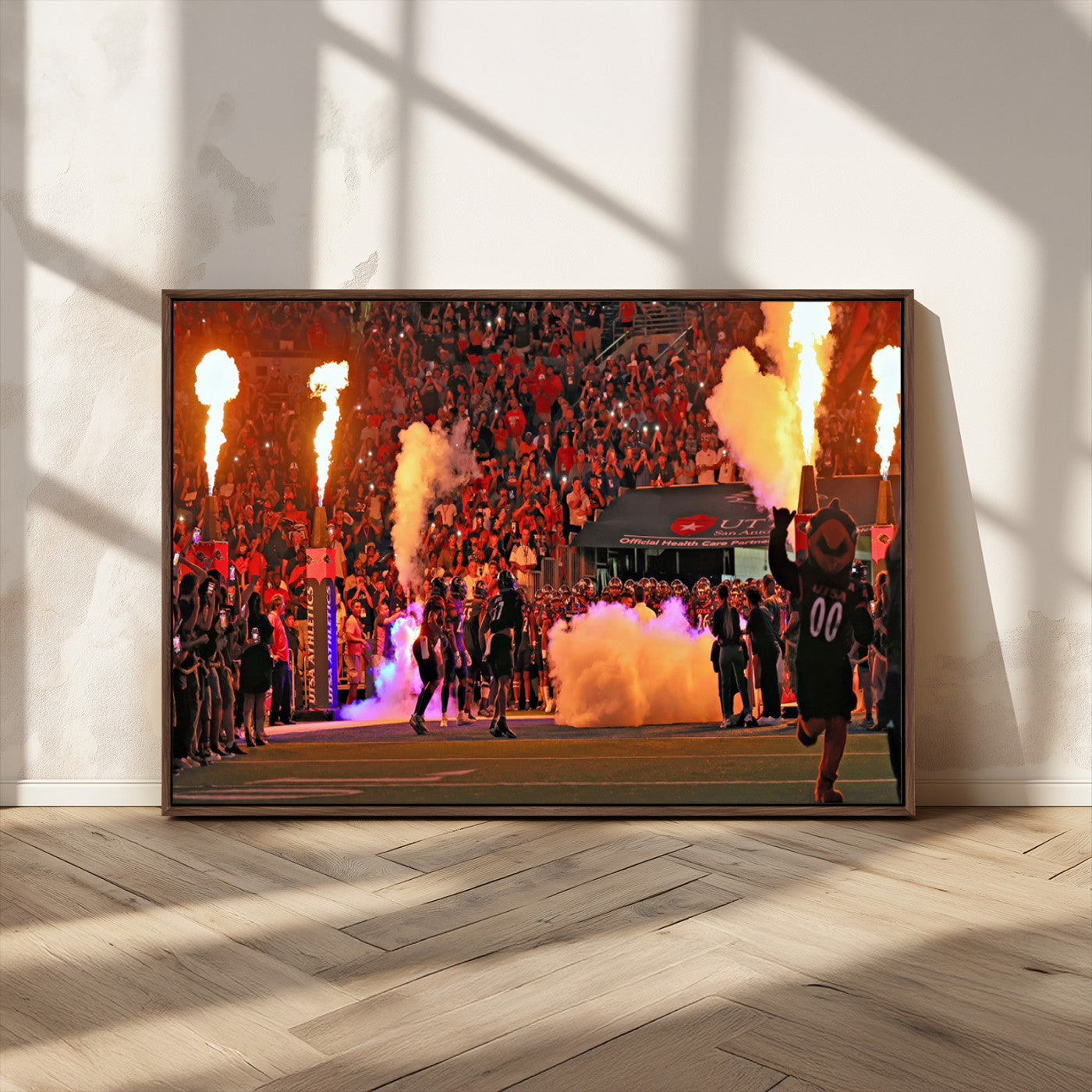 MGV-FC-36X24 - The University of Texas at San Antonio Roadrunners Football Team Print - San Antonio Alamodome Wall