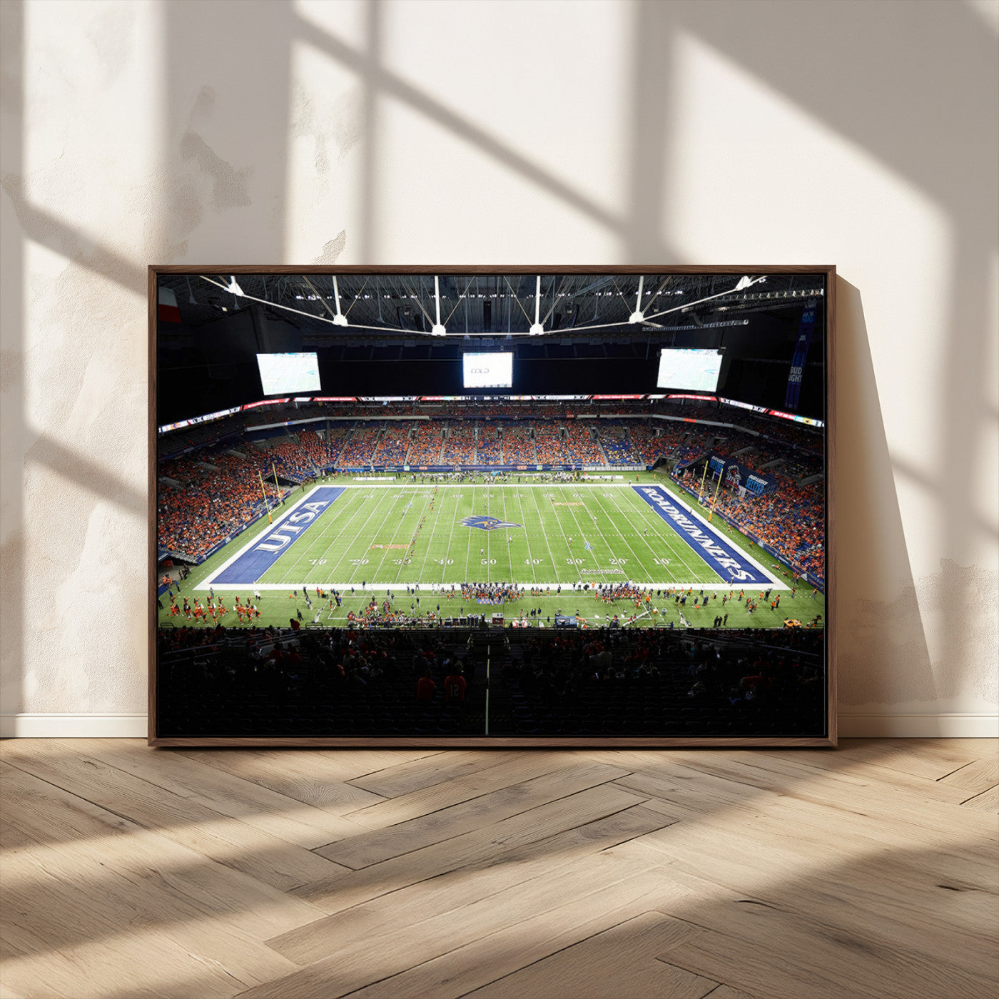 MGV-FC-36X24 - The University of Texas at San Antonio Roadrunners Football Team Print - San Antonio Alamodome Wall