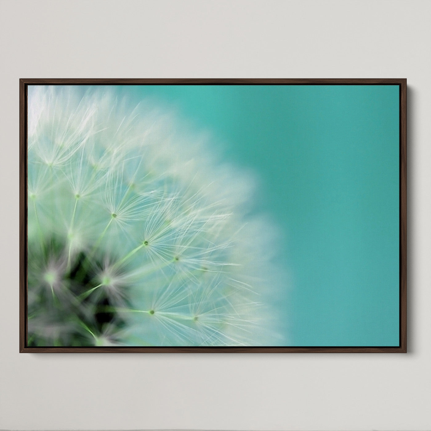 26056-MGV-CV-36X24-DANDELION Flower Wall Art Canvas Print, Canvas Dandelion Floral Wall Art