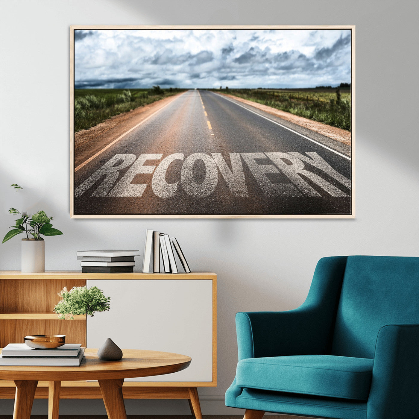 MGV-FC-36X24 - Recovery Road Wall Art Canvas Print