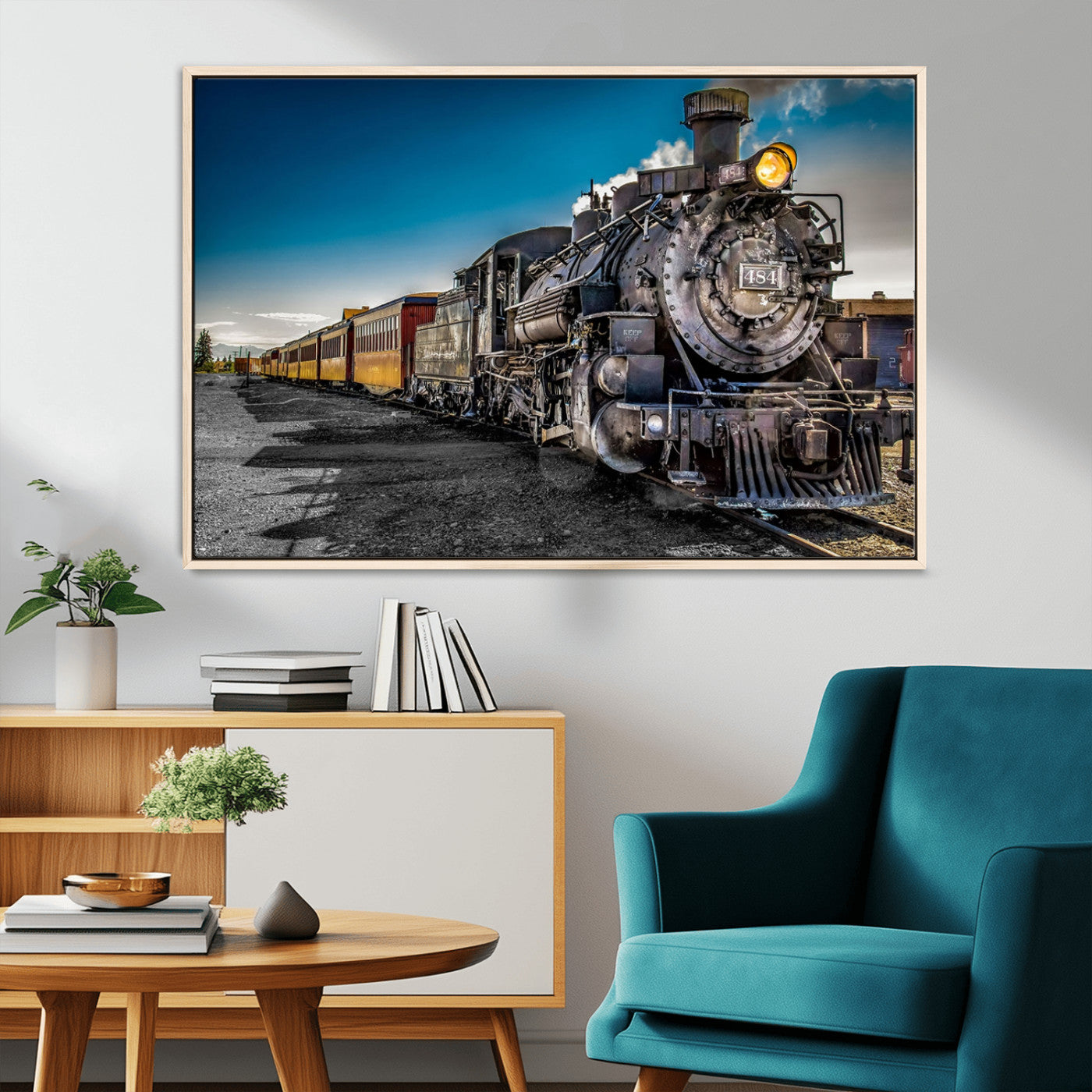 MGV-FC-36X24 - Train Wall Art Canvas Print